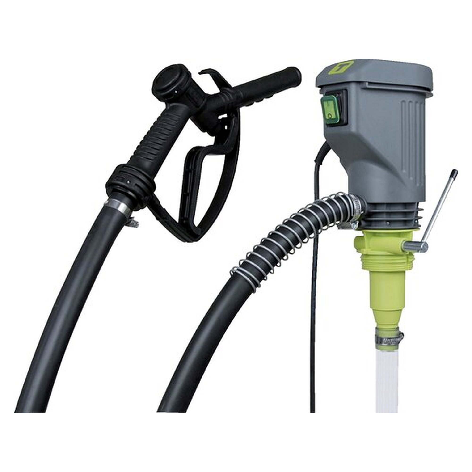 Elektro-Fasspumpe, 40 l, Standard, G 2" und M 64x4, Zapfpistole manuell