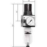 FR 12 M Multifix Filterregler, G 1/2", 0,5-10bar, Baureihe 2