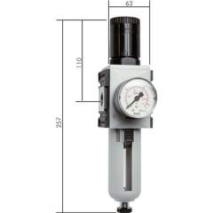 FR 382-10 F M AM Futura Filterregler, G 3/8", 0,5-10 bar, Baureihe 2