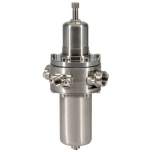 FR 38 ES-AM Filterregler, 1.4404, G 3/8", 1,5-15bar (automatischer Ablass)
