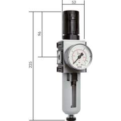 FR 38 F AM Futura Filterregler, G 3/8", 0,5-8 bar, Baureihe 1