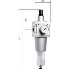 FR 345-3 AM Multifix Filterregler, G 3/4", 0,1-3bar, Baureihe 5