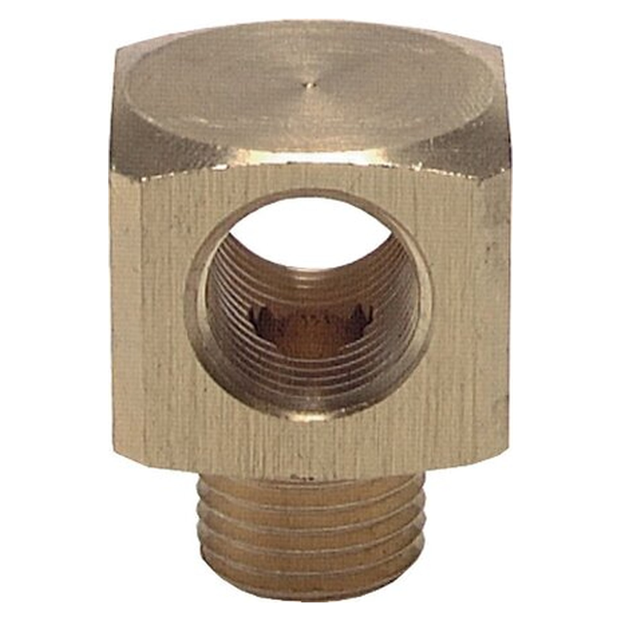 T-Stück, Außengewinde G 1/4", Messing, Abzweig für Rohrleitungen, Verteilstück