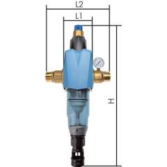 FRWR 20 Rückspülfilter/Druckminderer f. Trinkwasser, R 2", DVGW