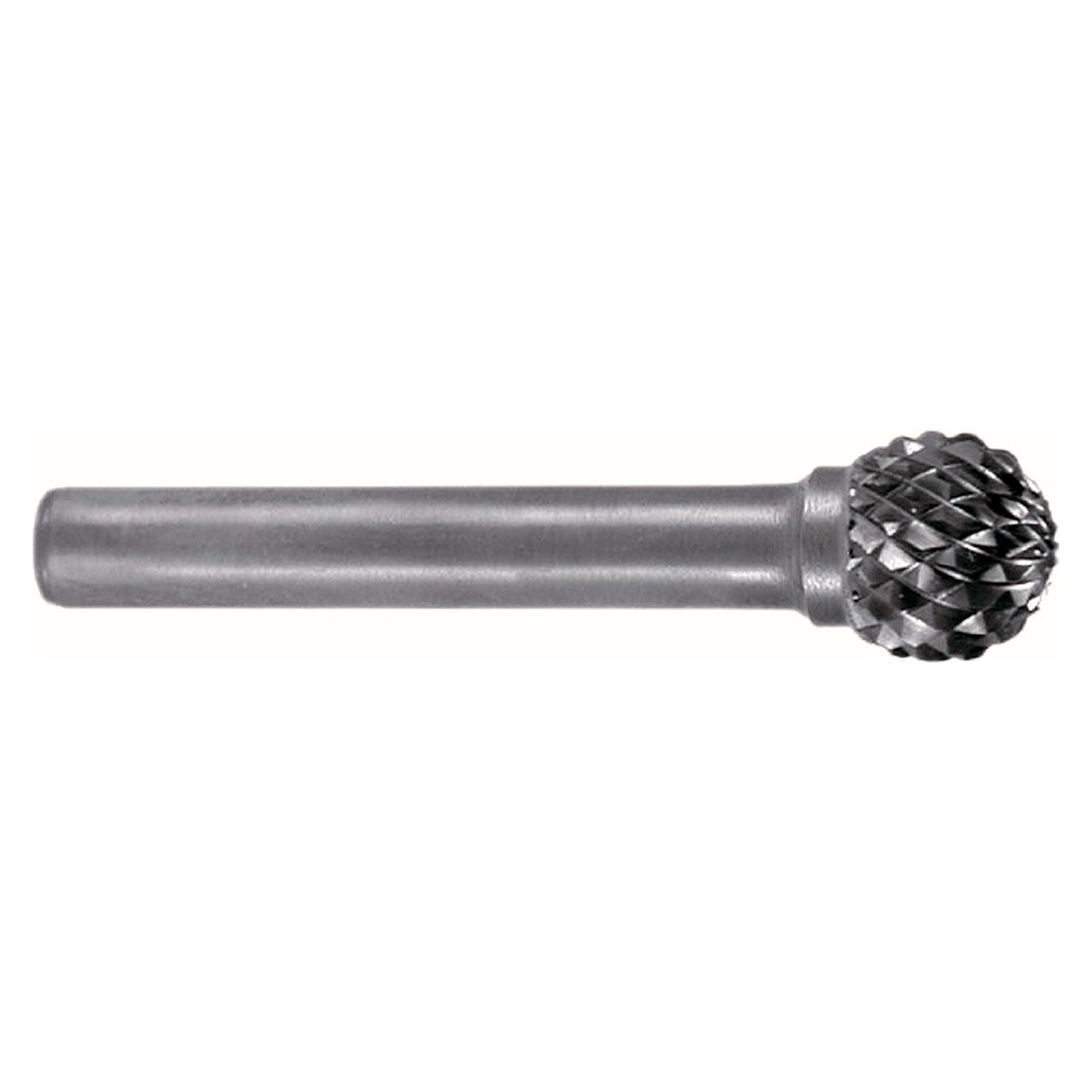 Hartmetall-Frässtift 6mm, KUD - Form D - Kugel, Gesamtlänge 46 mm