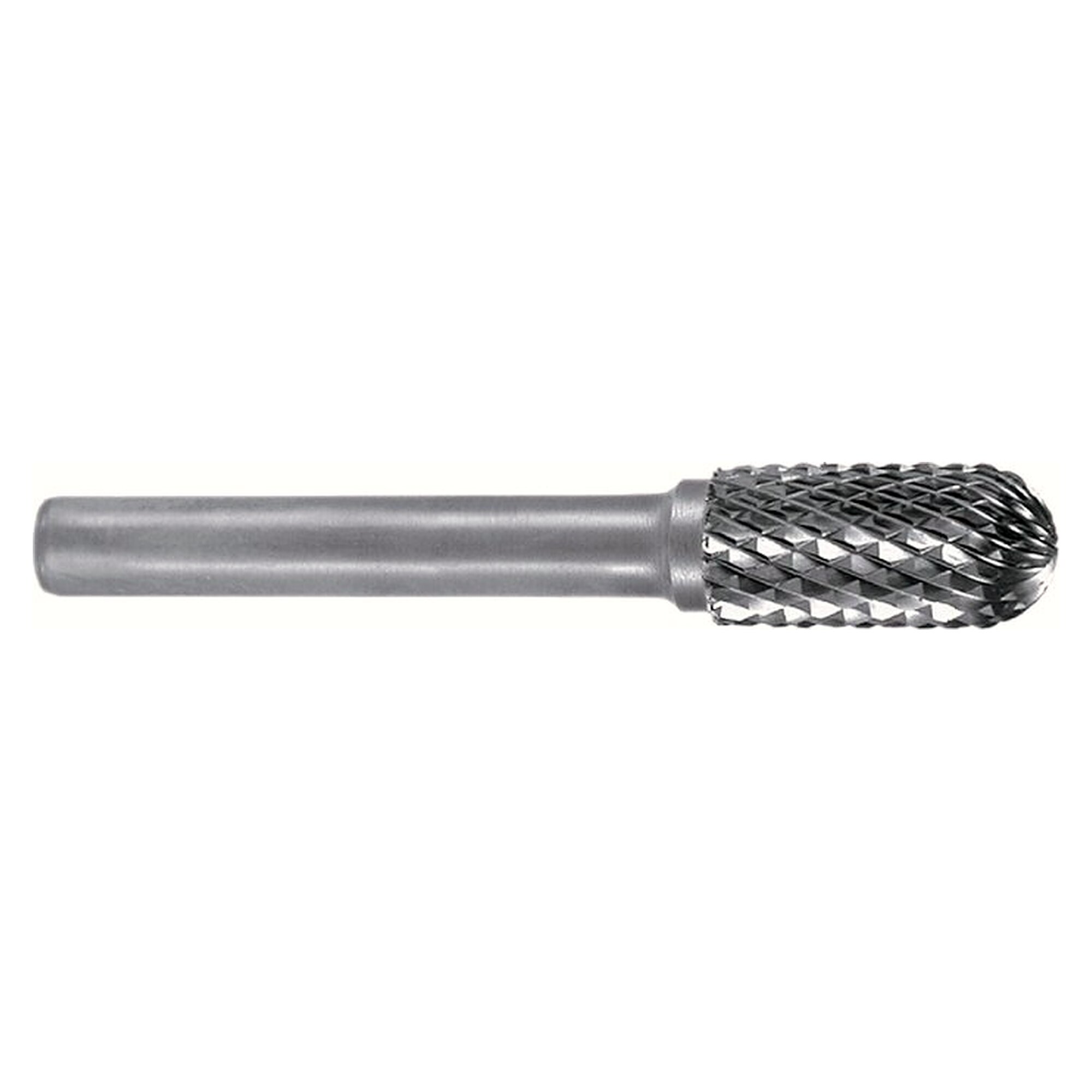 Hartmetall-Frässtift 8mm, WRC - Form C - Walzenrund / Kugelzylinder