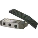 YPC FT610S. 5/2-Wege-Fußventil, G 1/2", Federrückstellung