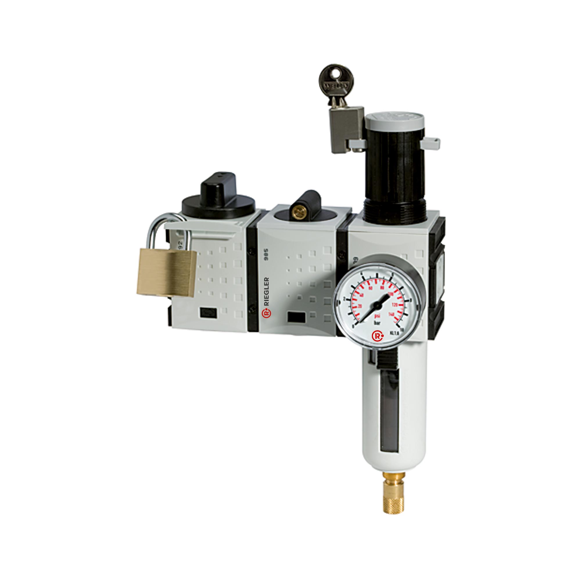 Service station SAFETY »FUTURA«, Size 1, G 3/8 - Riegler 100250