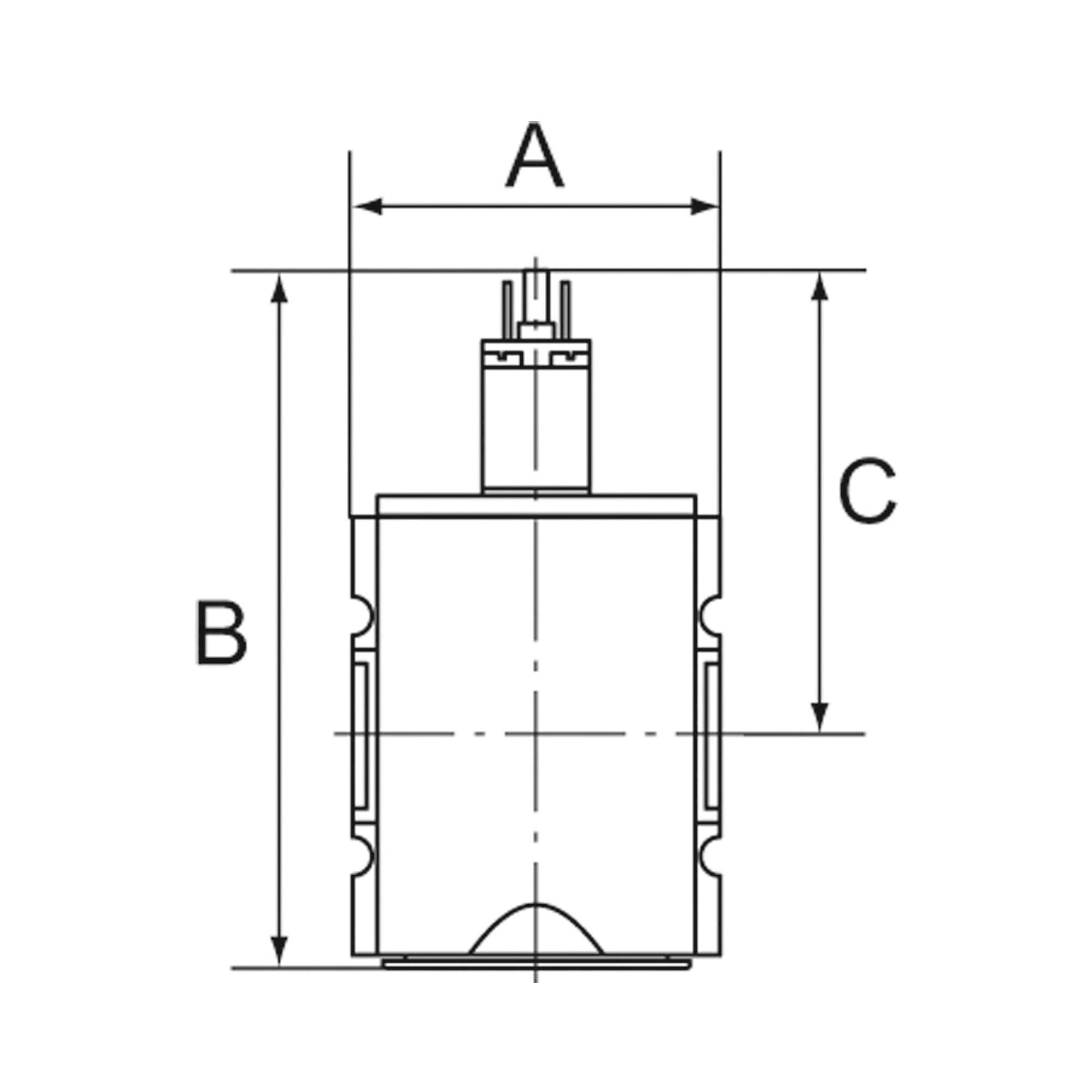 3/2-Wegeventil »FUTURA-mini«, el. betätigt, 24 V DC, 2,5 W, G 1/4 - Riegler 142520