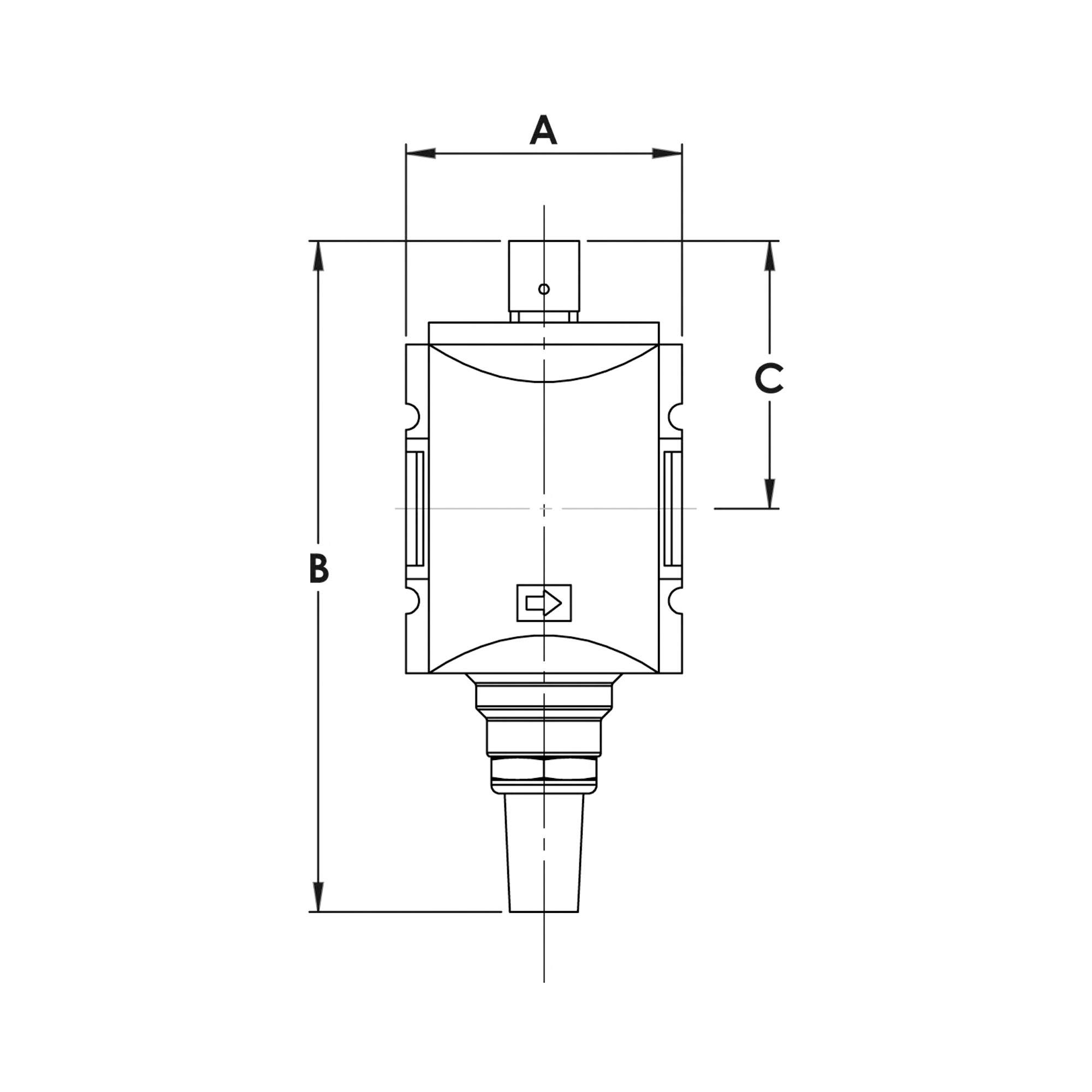 3/2-Wegeventil »FUTURA-mini«, pneumatisch betätigt, BG 0, G 1/4 - Riegler 142524