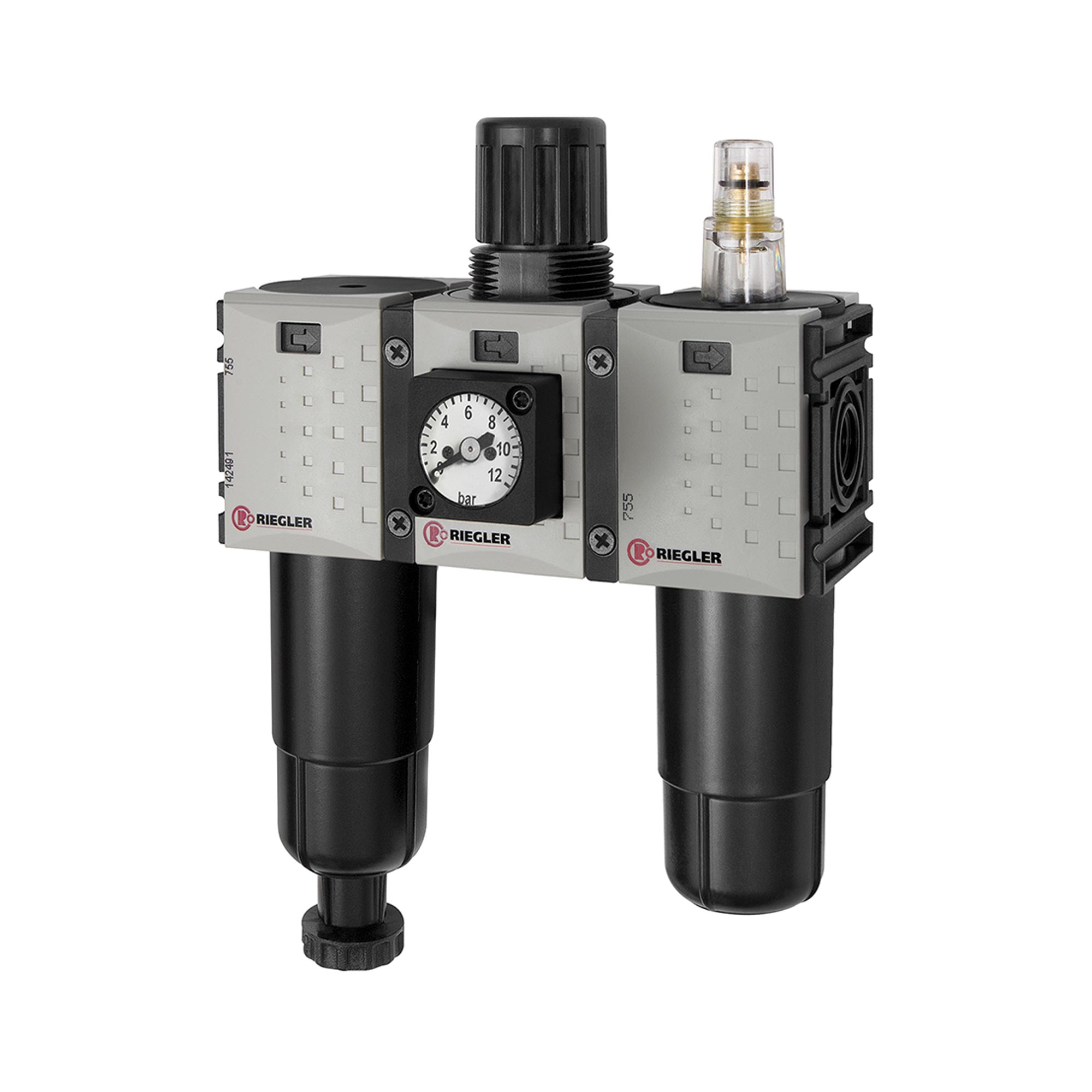 WE 3-tlg. »FUTURA-mini«, Metallb., Kompaktmano. - Riegler K2040