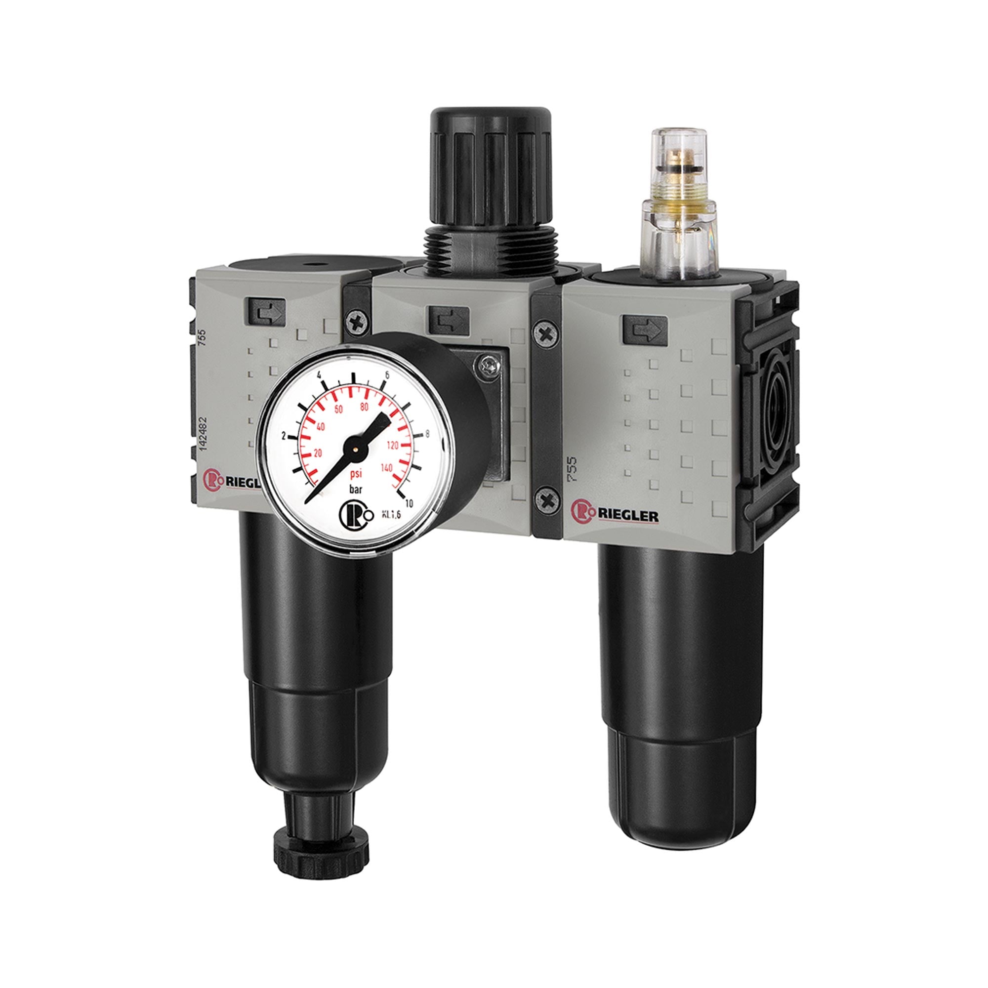 WE 3-tlg. »FUTURA-mini«, Metallbe., Stand.mano. - Riegler K2039