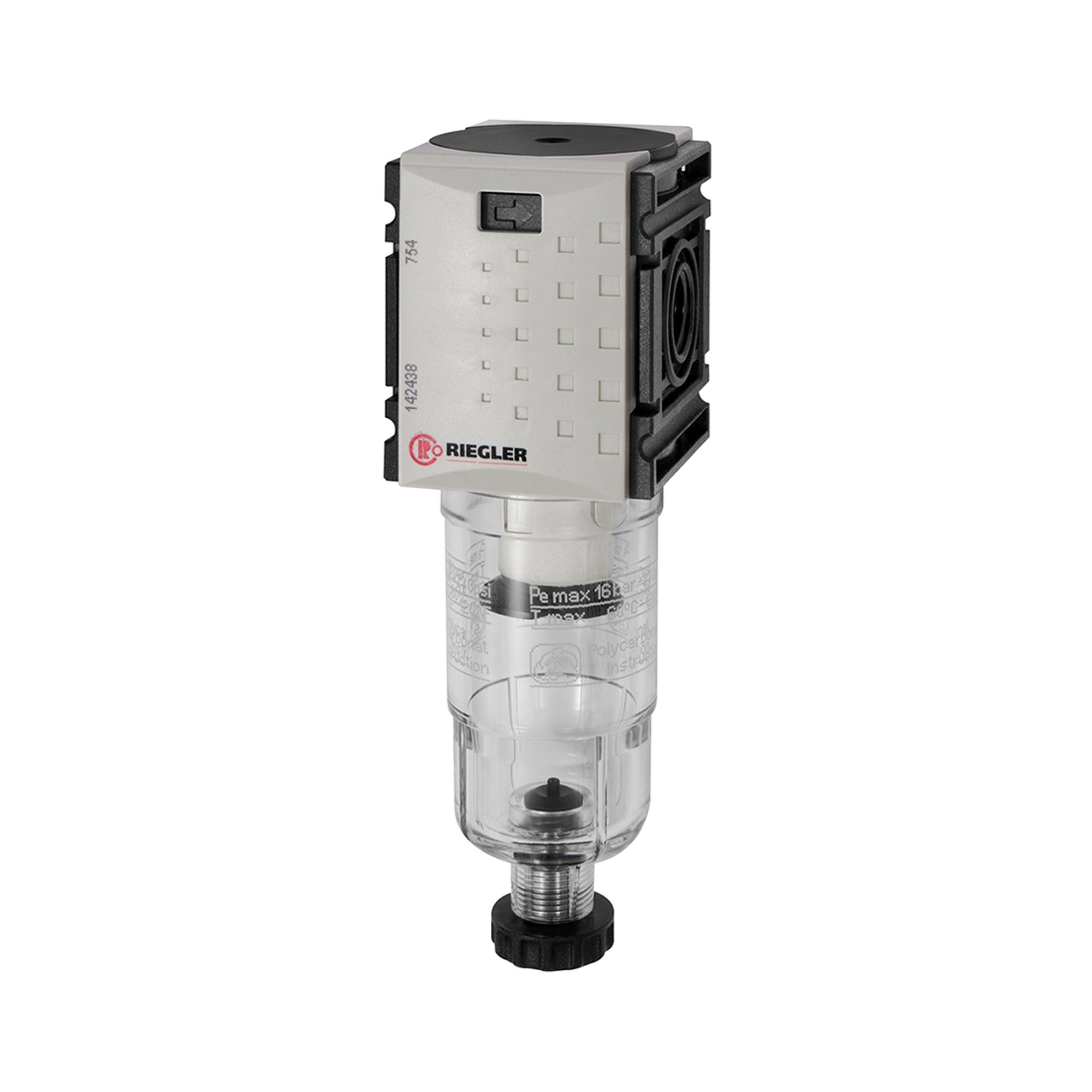 Filter »FUTURA-mini« PC container, Size 0, G 1/4 - Riegler K2023
