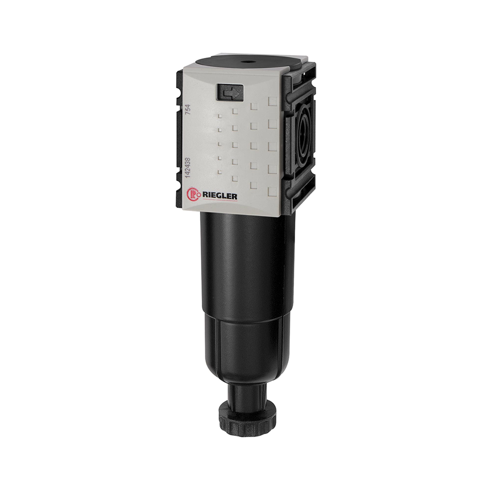 Pre-filter »FUTURA-mini«, Metal container, 0.3 µm, Size 0 - Riegler K2032