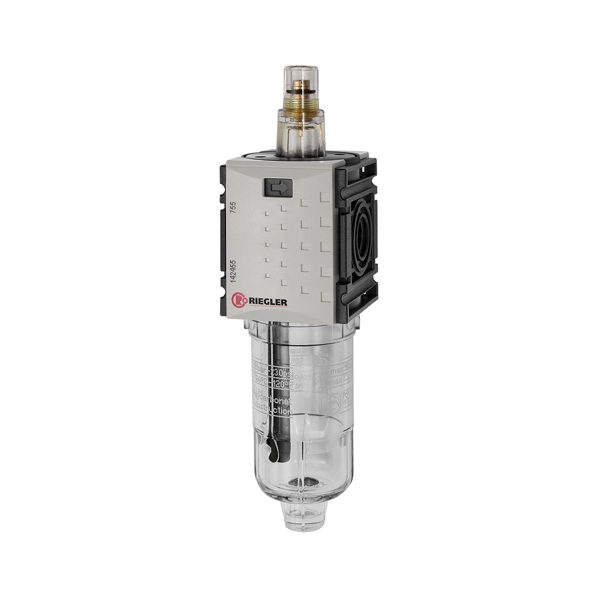 Nebelöler »FUTURA-mini« mit Polycarbonatbehälter, BG 0, G 1/4 - Riegler 142455