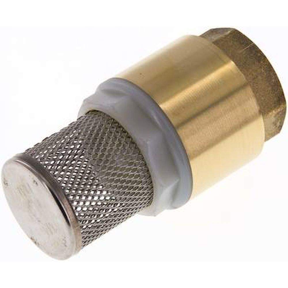 FU-10-MS. Foot valve (light) G 1",Brass