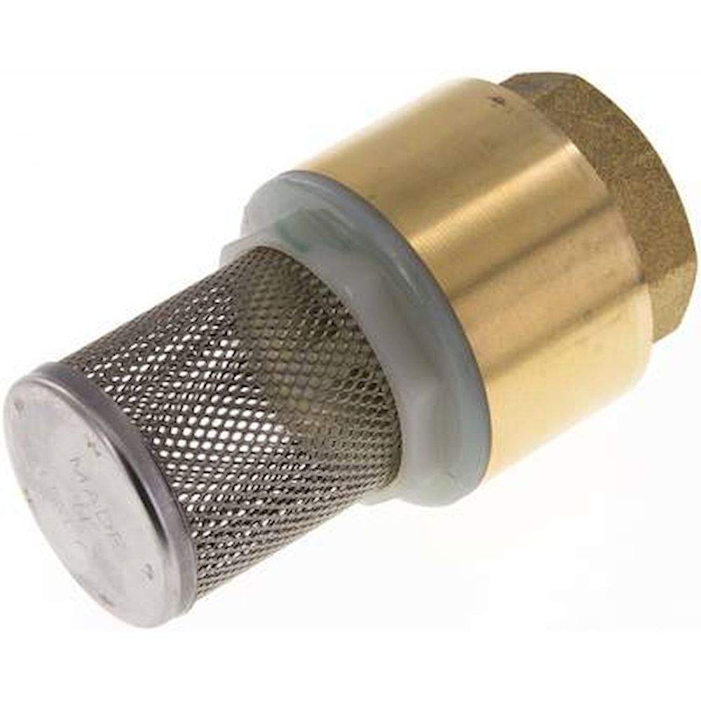 FU-114-MS. Foot valve (light) G 1-1/4",Brass