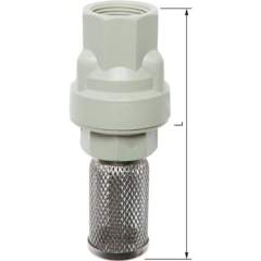 FU-34-PP. Foot valve (light) G 3/4", polypropylene