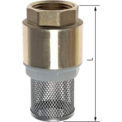 FU-40-MS. Foot valve (light) G 4",Brass