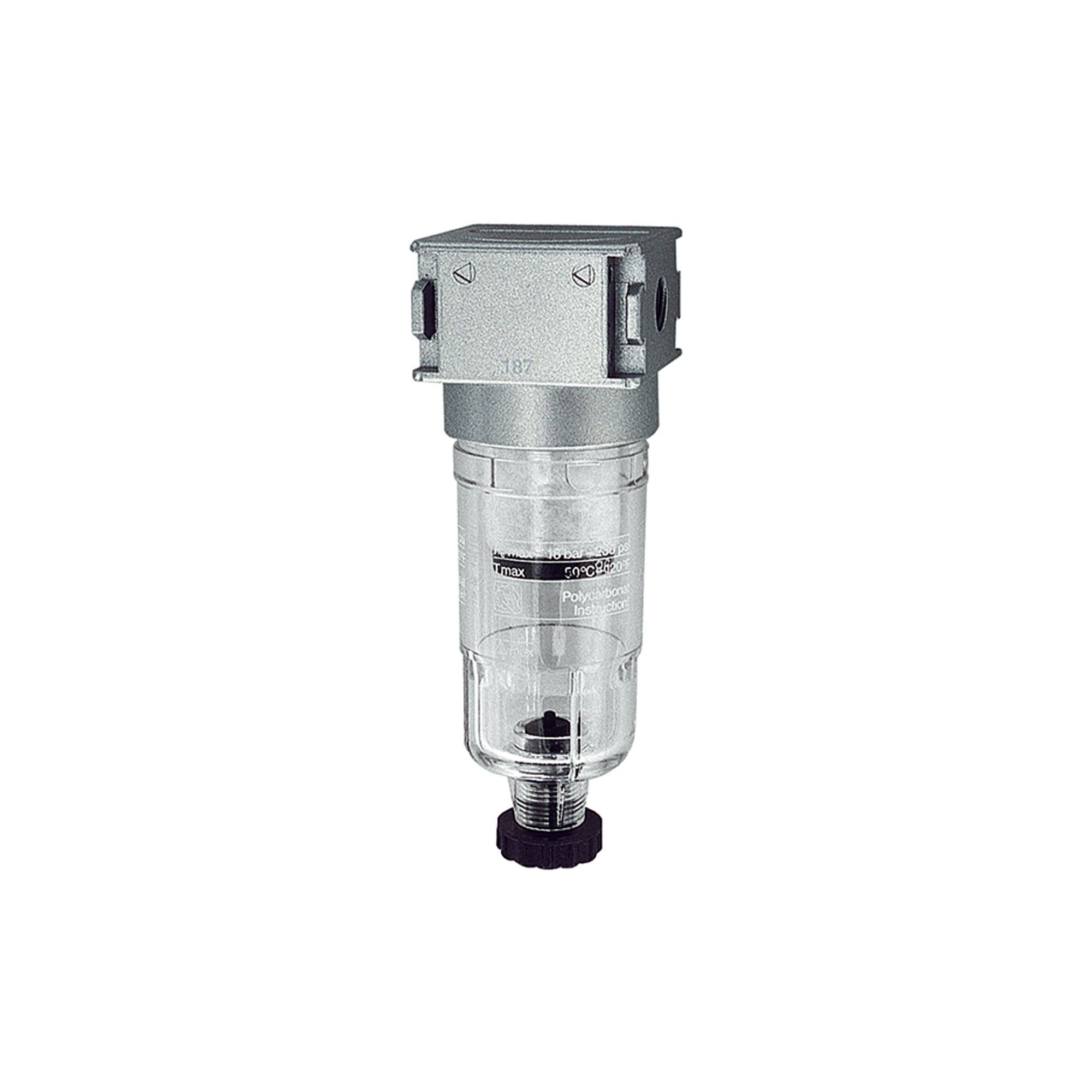 Pre-filter »multifix-mini«, PC container, 0.3 µm, Size 0 - Riegler K2191