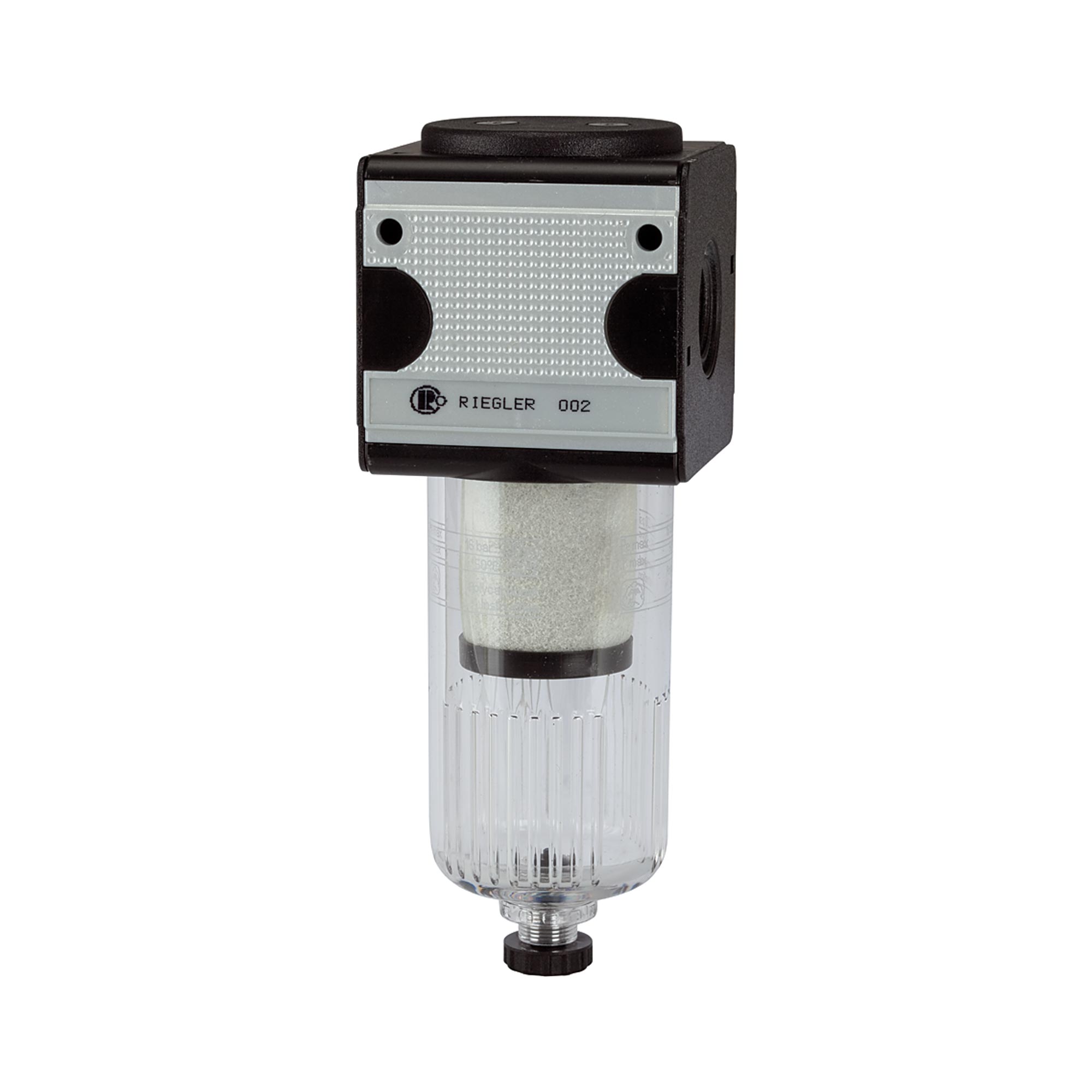 Vorfilter »multifix«, Polycarbonatbehälter, 0,3 µm - Riegler K2130