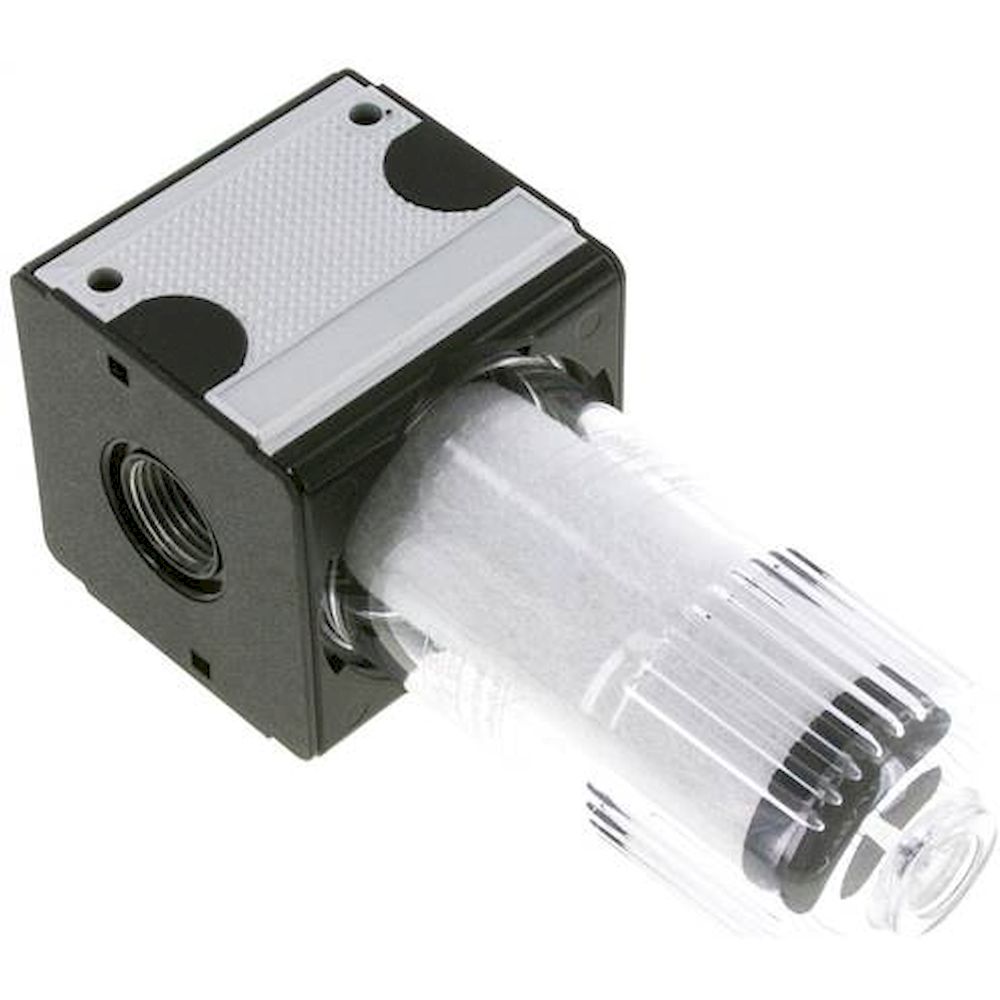 MULTIFIX vacuum filter, G 1/2", model series. 2, Plastic container