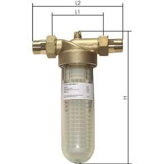 FW 114 Trinkwasser-Feinfilter, DVGW bauteilgeprüft R 1-1/4"