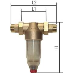 FW 20 ** Trinkwasser-Feinfilter R 2"