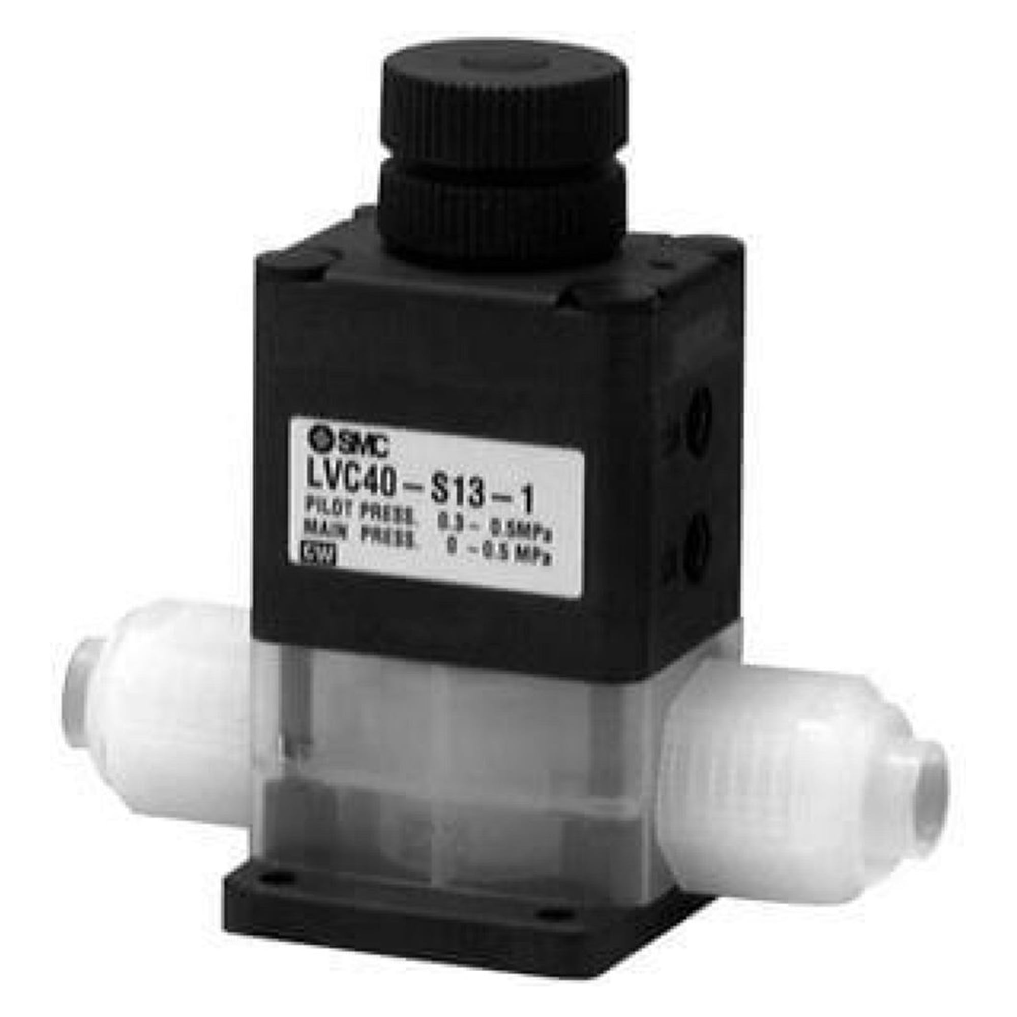 LVC, High Purity Chemical Valve, Air Operated, Integral Fitting, Single Type - SMC LVC52-S19N-3