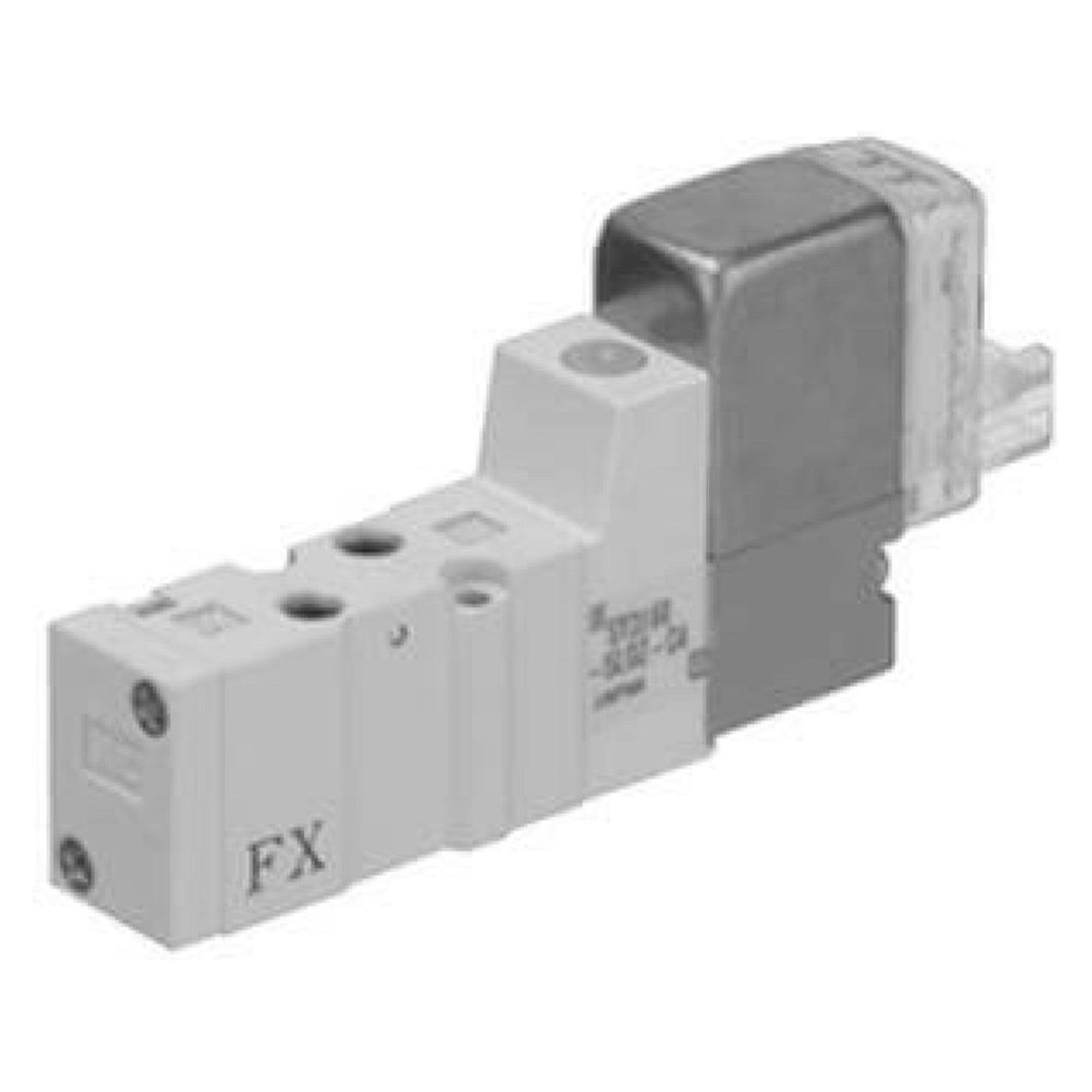 SMC SYJ3233-5MR-Q. SYJ3000, 4/2-, 5/2-, 5/3-Wege-Magnetventil mit weichdichtendem Schieber, Flanschversion und Rohrversion