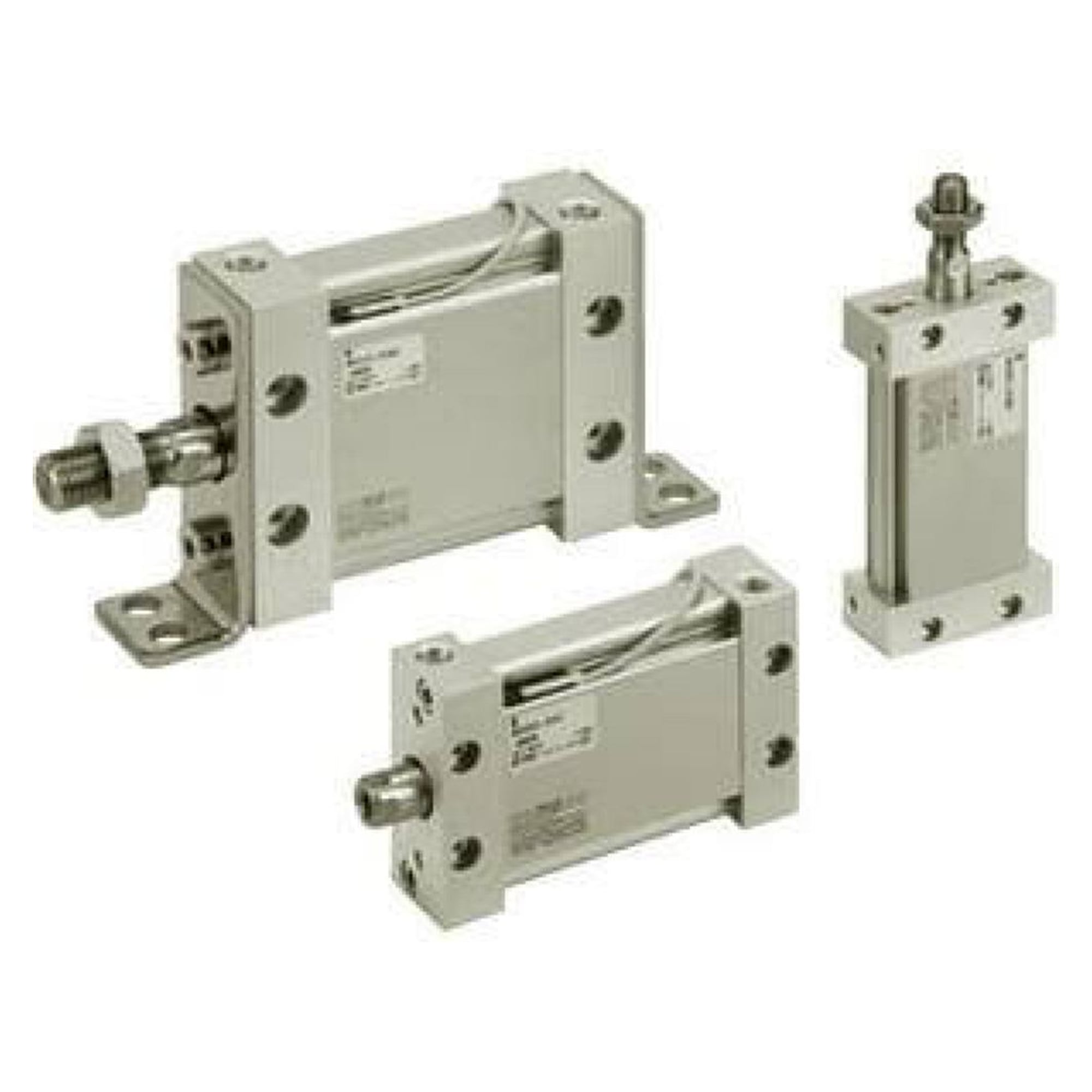 SMC MDUB25-175DZ. M(D)U Plate Cylinder, Double Acting, Single Rod w/Auto Switch Mounting Groove