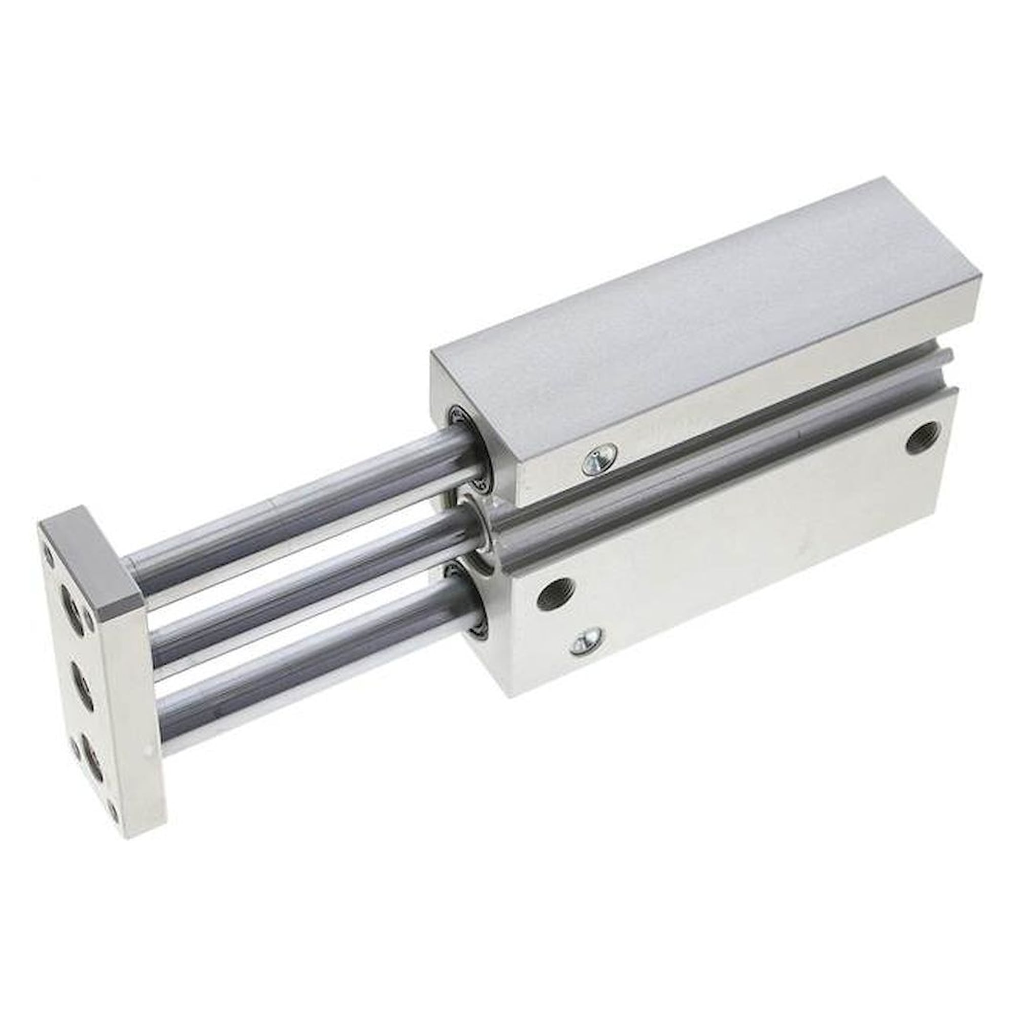 Guide cylinder, with slide bearing, pistons 20mm,stroke 75mm