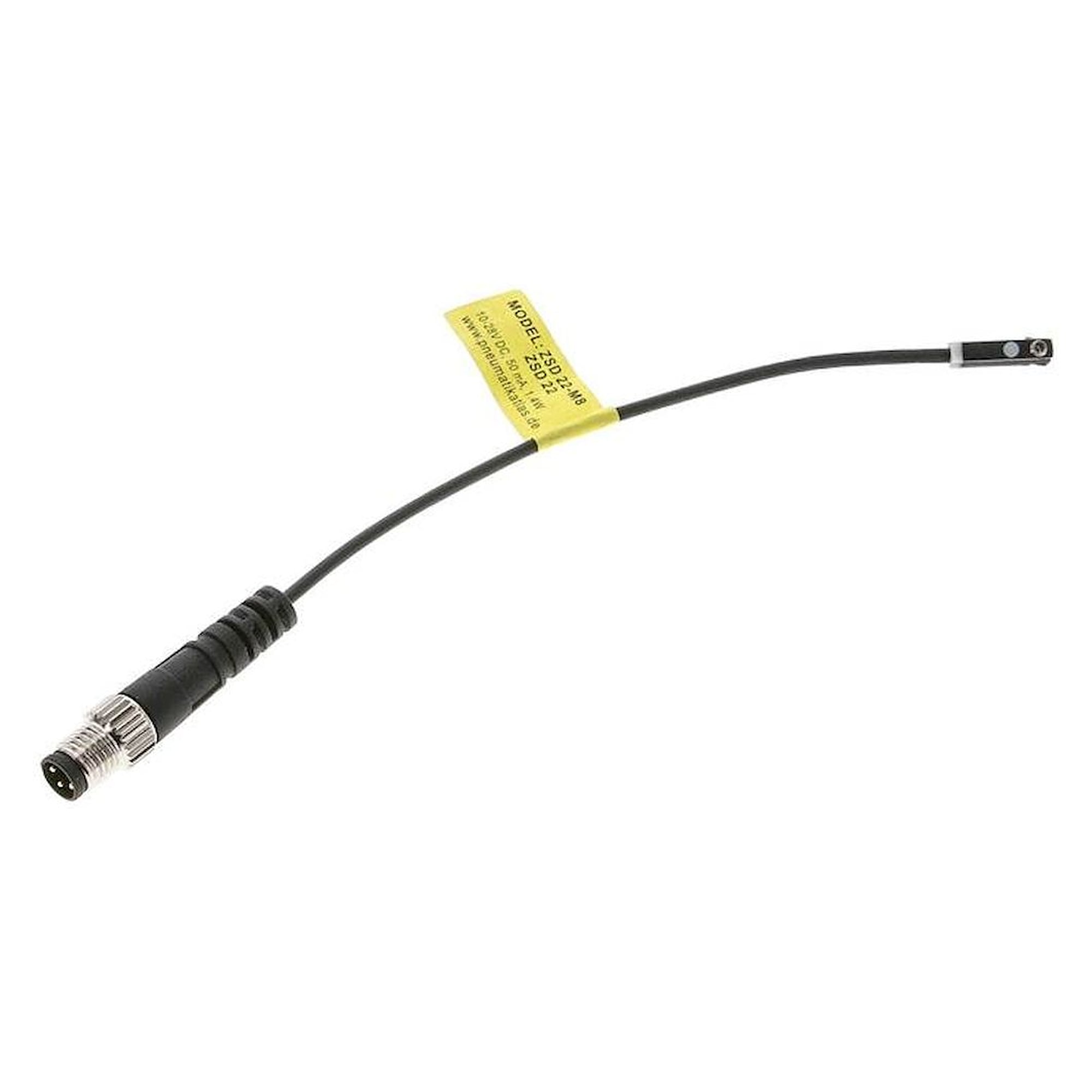 Cylinder switches, 2-wire solid-state sensor, red LED