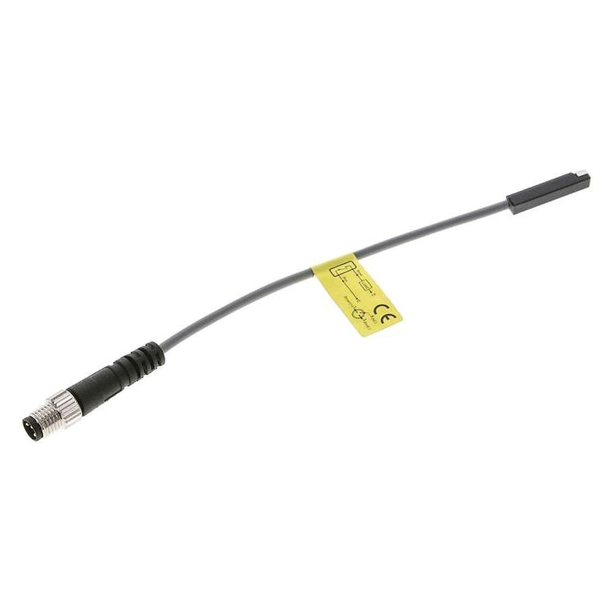 T-groove (3.5mm) cylinder switch, 2-wire reed sensor, red LED