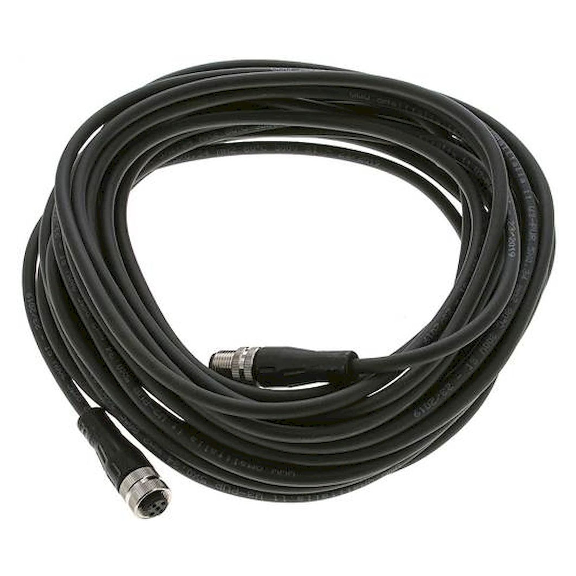 Cable with M12 coupling, 4-wire, 10 m, straight