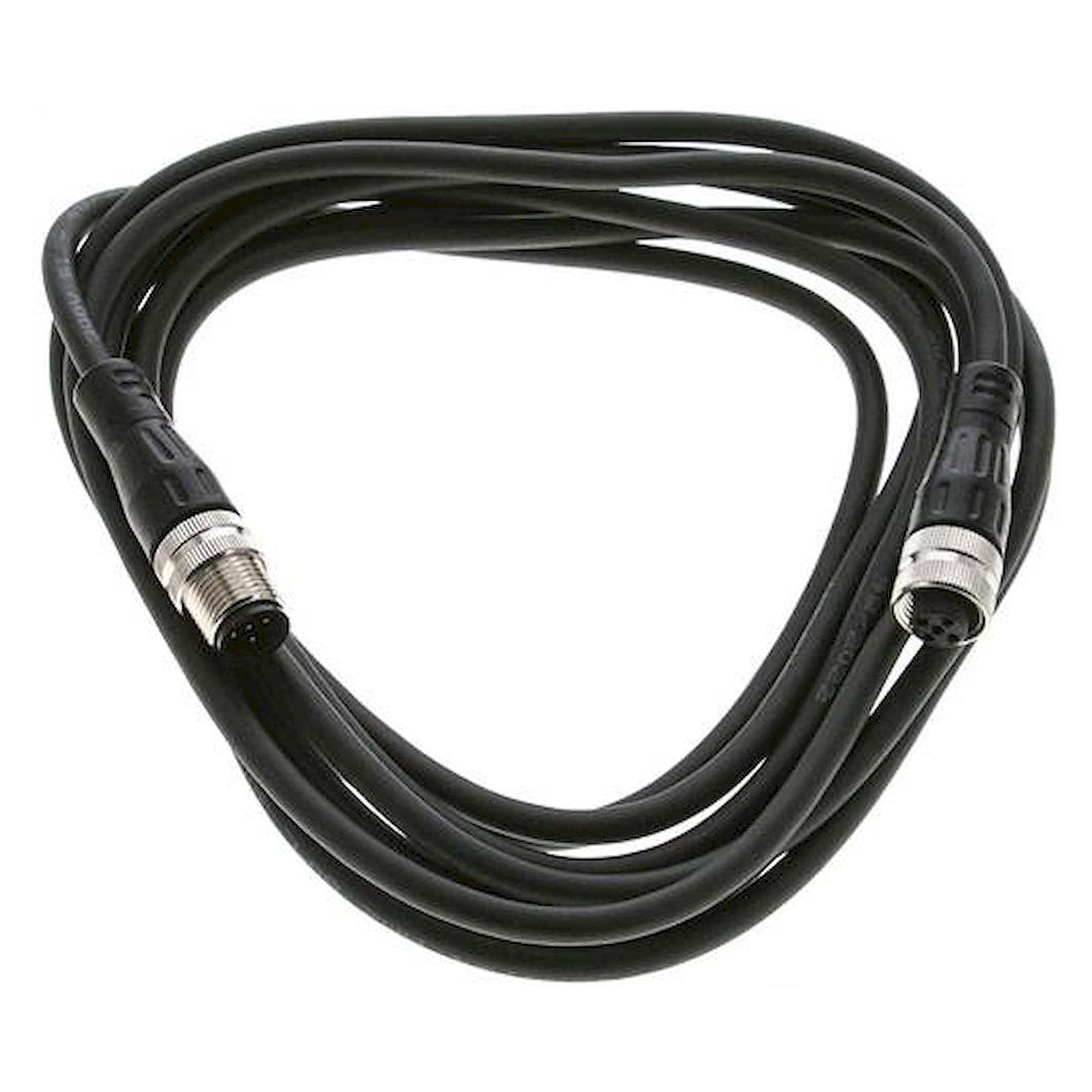Cable with M12 coupling, 4-wire, 3 m, straight