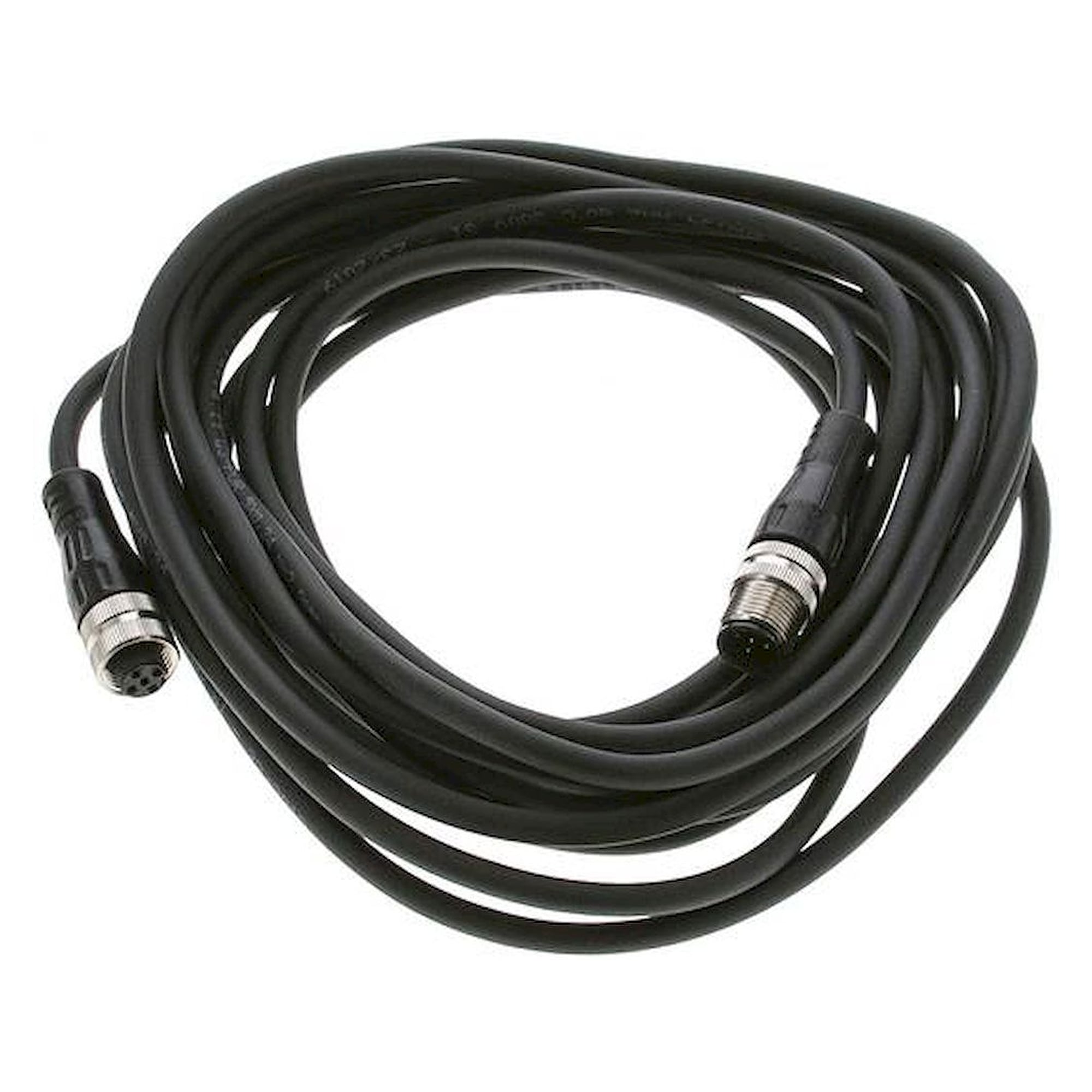 Cable with M12 coupling, 4-wire, 5 m, straight