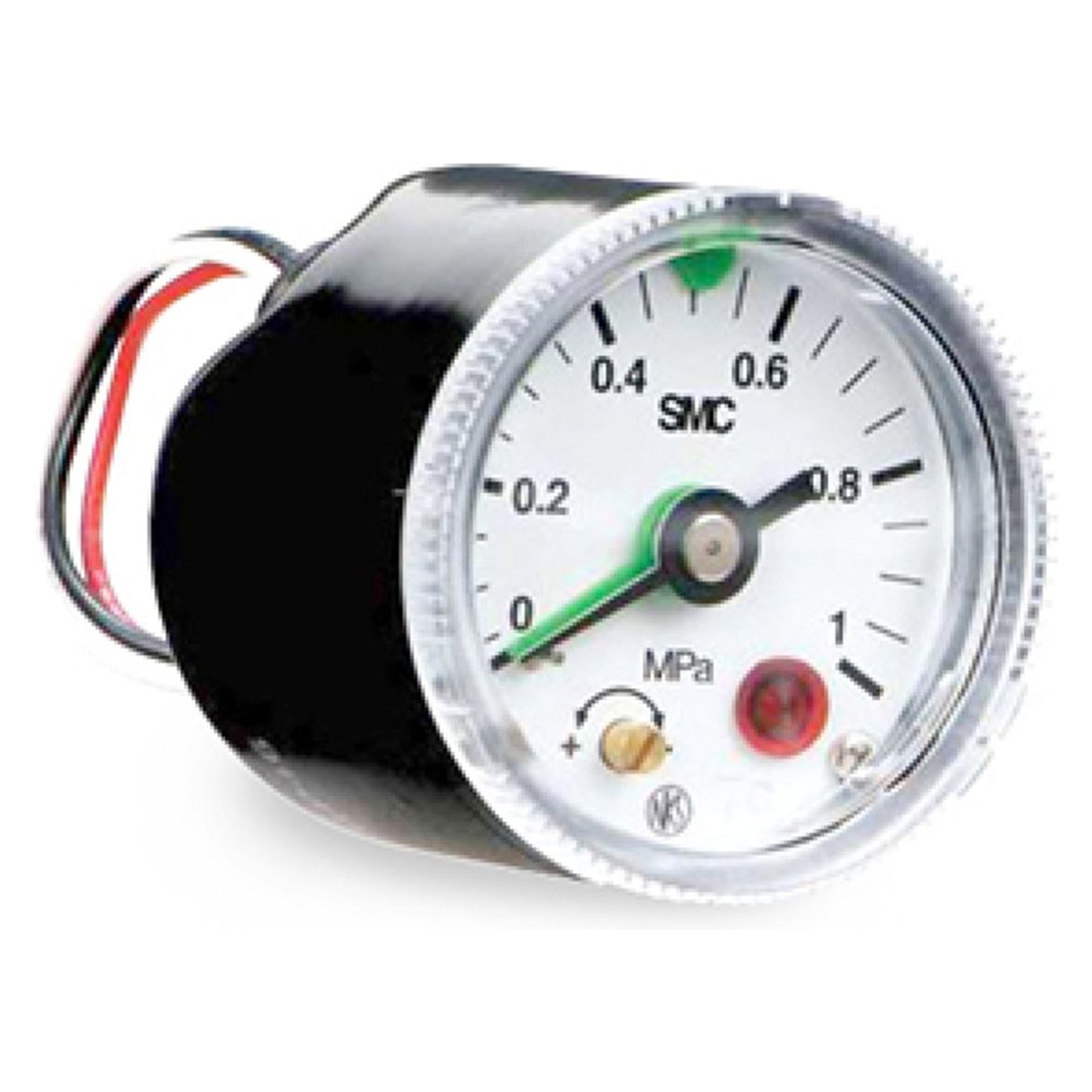 SMC GP46-10-01-Q. GP46, Pressure Gauge w/Switch (O.D. 42.5)