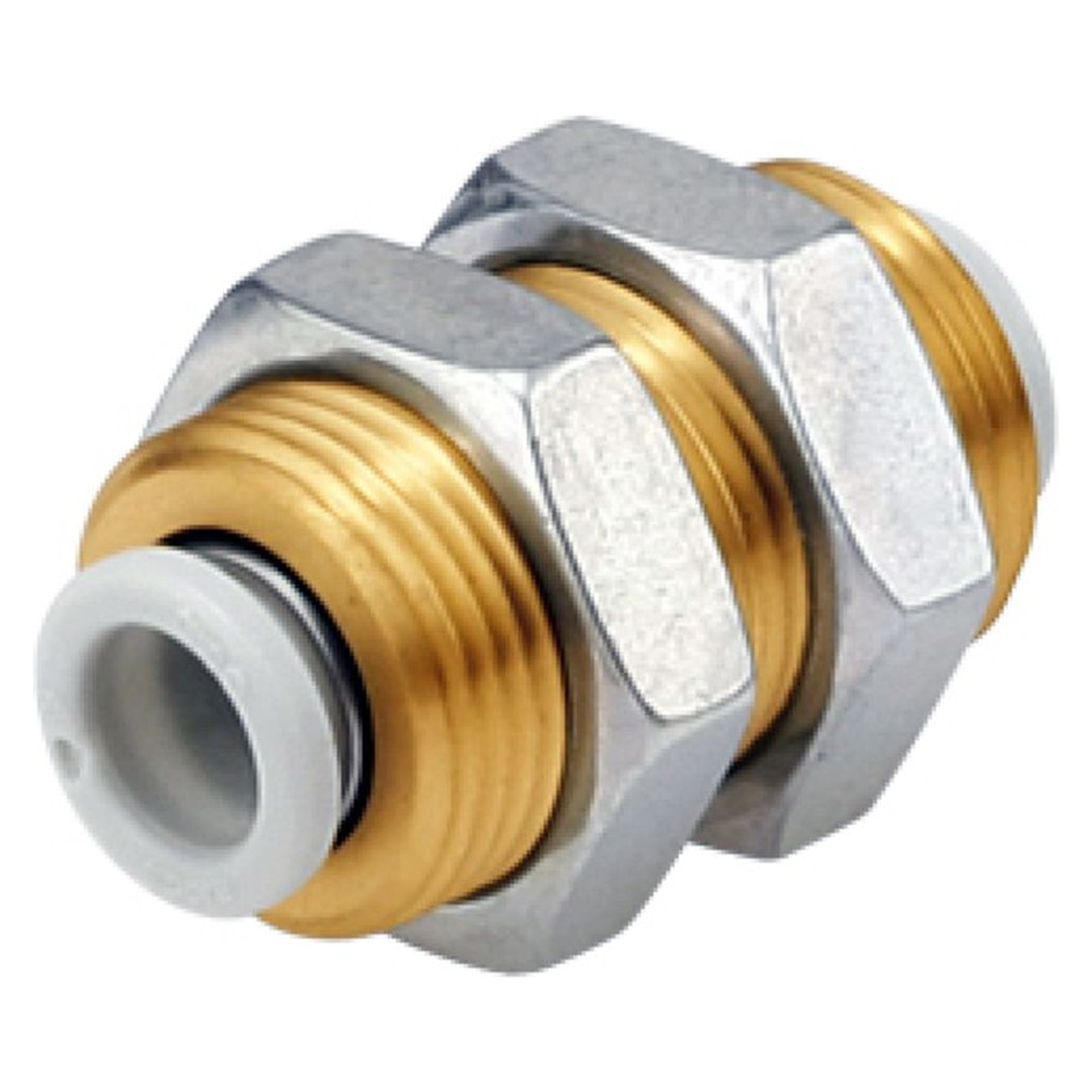 SMC KQ2E06-00A. Bulkhead Union - KQ2E*-00