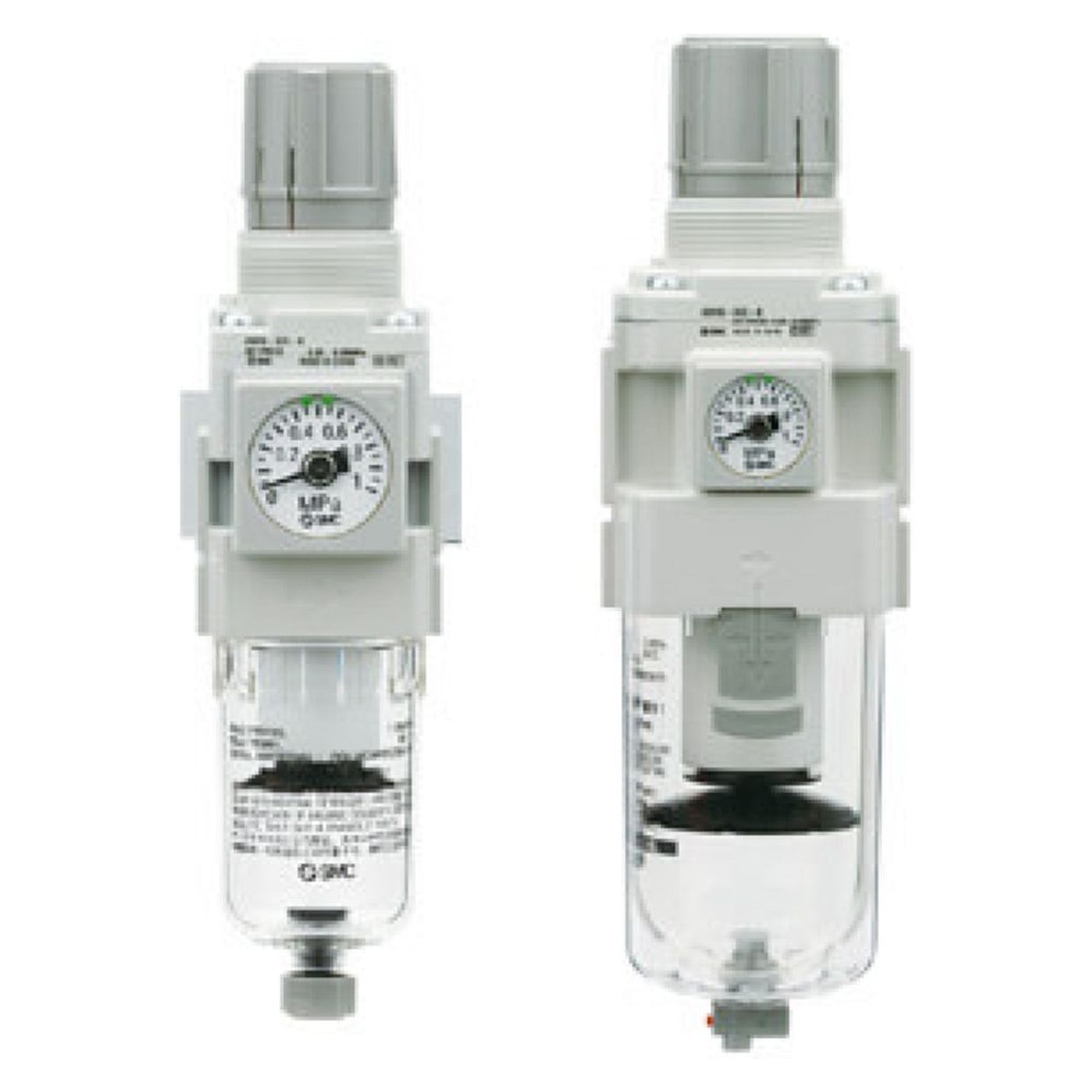 SMC AW20-F02-6-B-X64. AW20(*)-B to AW60(*)-B, Filter Regulator & Filter Regulator w/Backflow Function