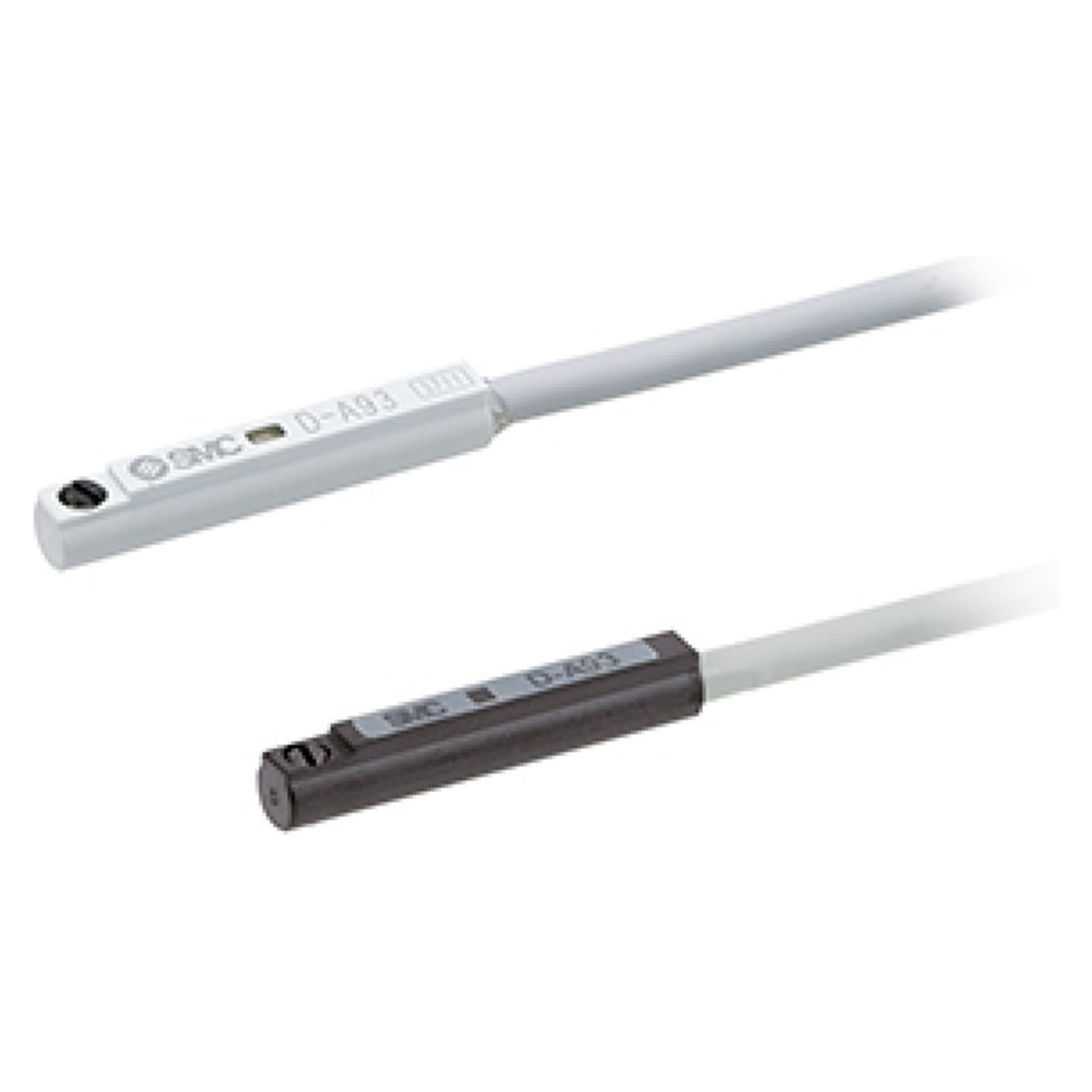 SMC D-A93L. D-A90/A93/A96, Reed Switch, Direct Mounting, Grommet, In-line