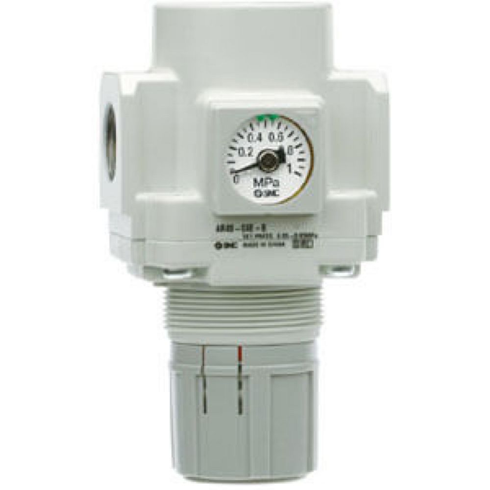 SMC 10-AR25-F03B-1NRY-B. AR-B, Regulator & Regulator w/Backflow Function