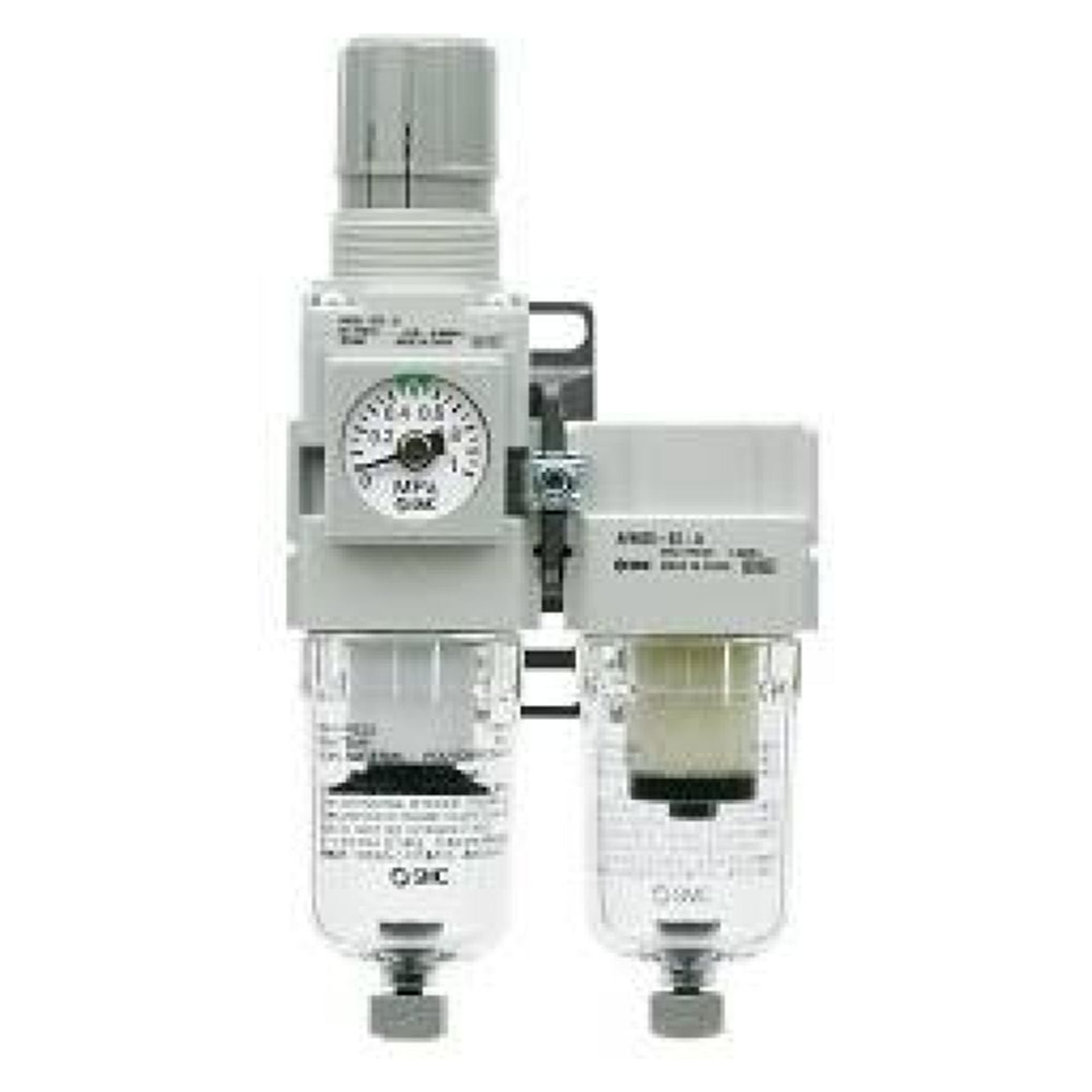 SMC AC30D-F03CE-V-B. AC20D-B to AC40D-B, Modular Type, Filter Regulator + Mist Separator