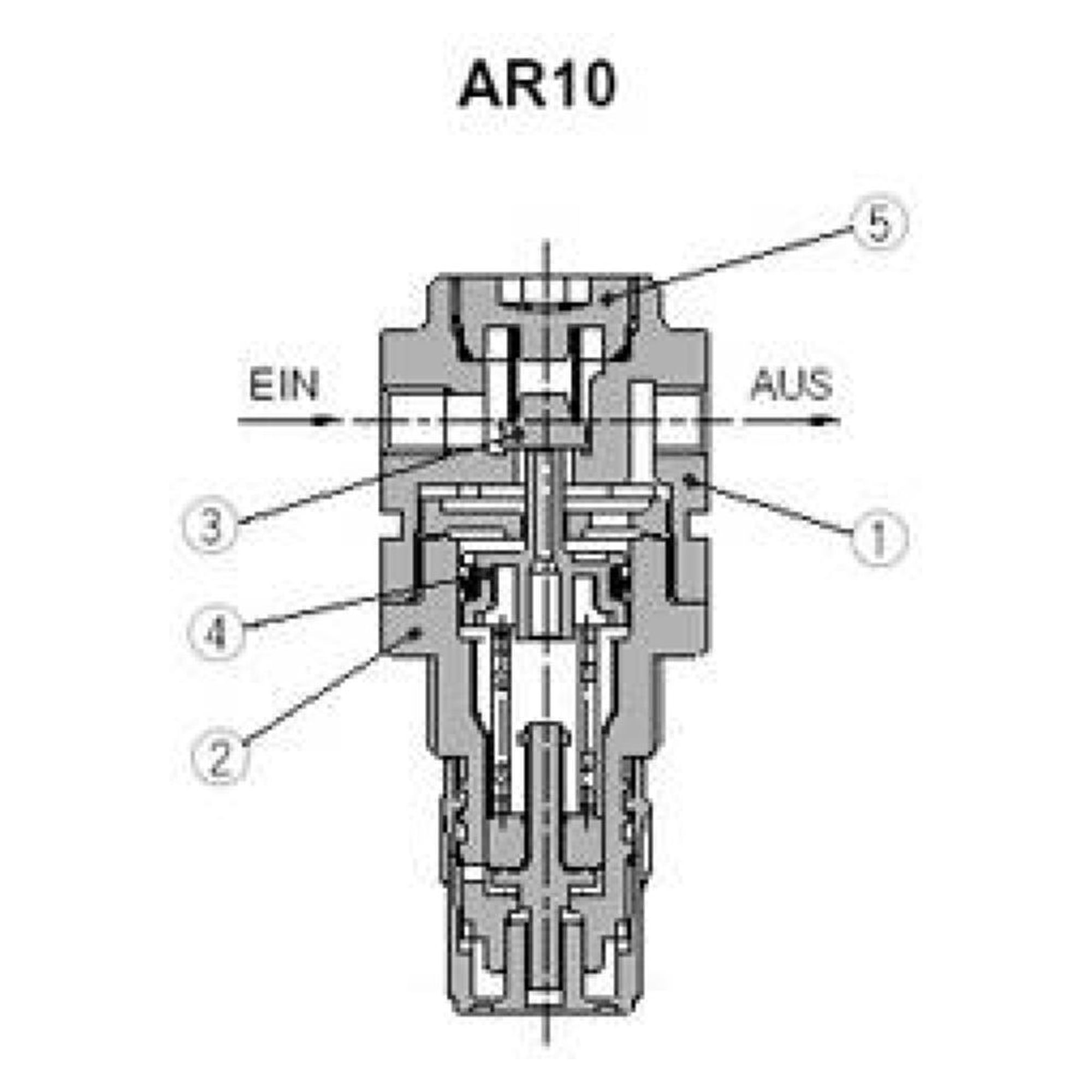 SMC AQ5000-06. Threaded Port - AQ