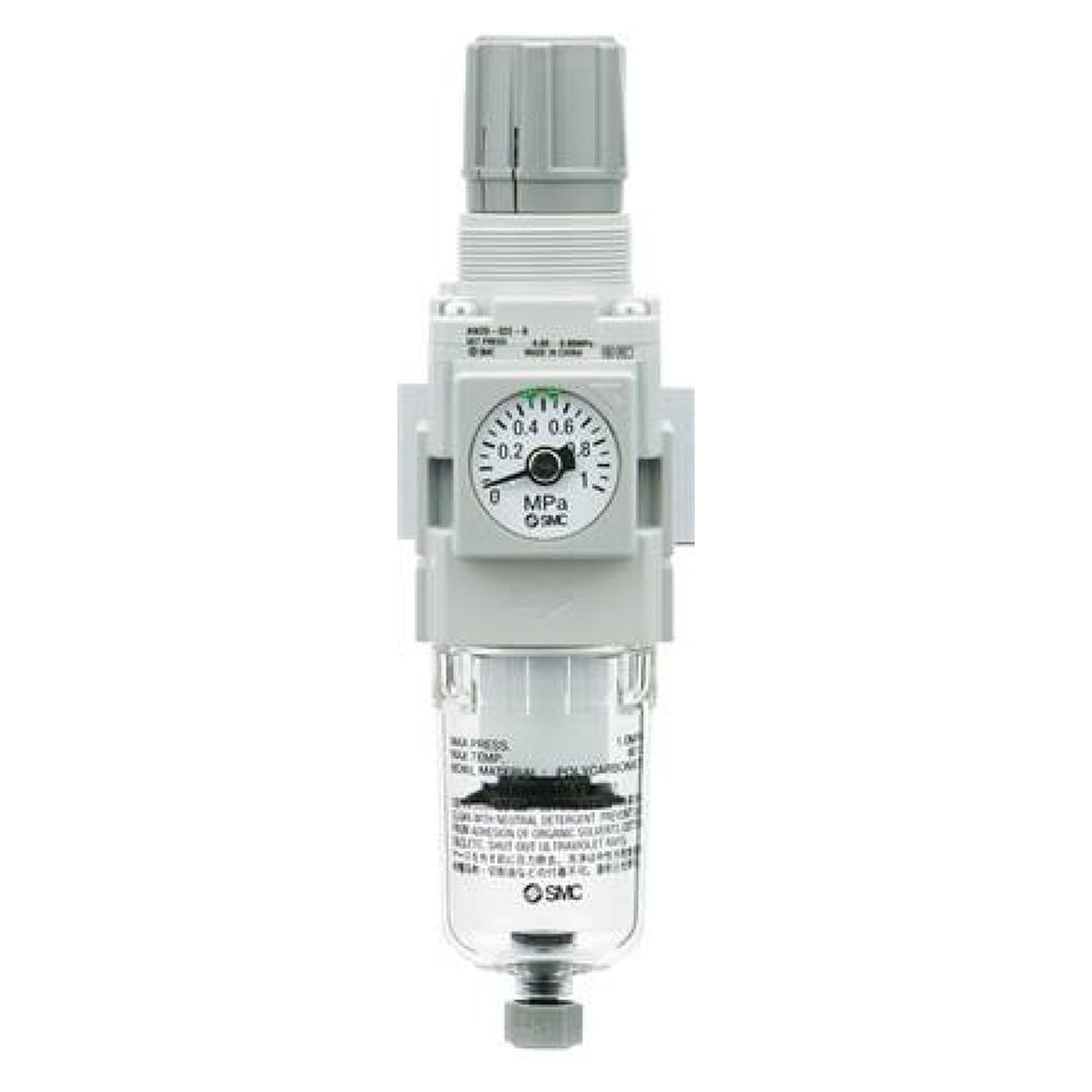 SMC AW30-F03BCE3-1-B. AW20(*)-B to AW60(*)-B, Filter Regulator & Filter Regulator w/Backflow Function