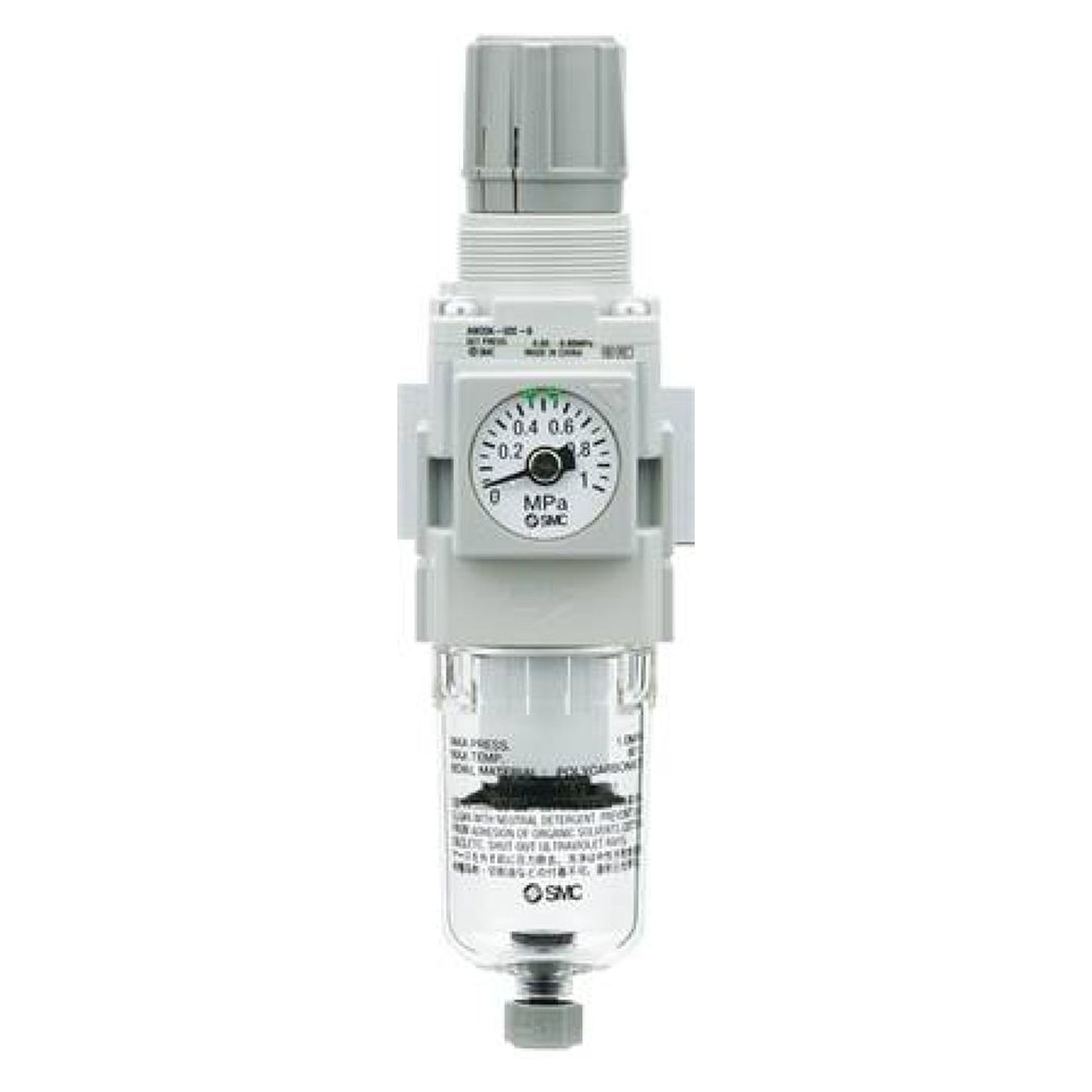 SMC AW20K-F02E3-6R-B. AW20(*)-B to AW60(*)-B, Filter Regulator & Filter Regulator w/Backflow Function