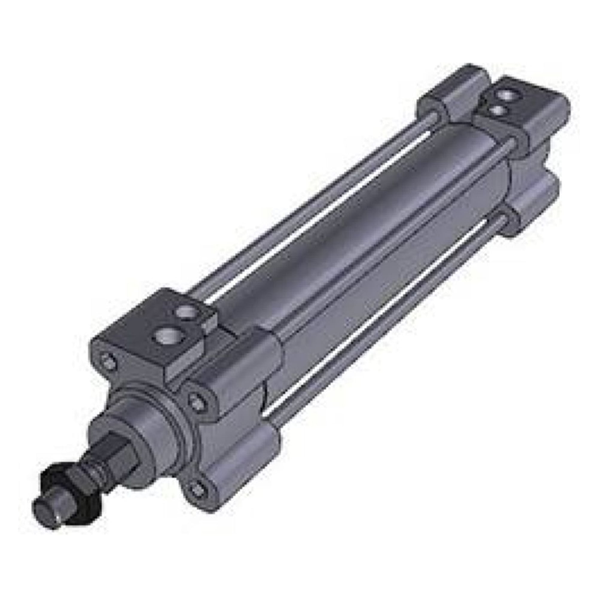 SMC C76E40-25C. C(D)76, Air Cylinder, Double Acting, Single Rod