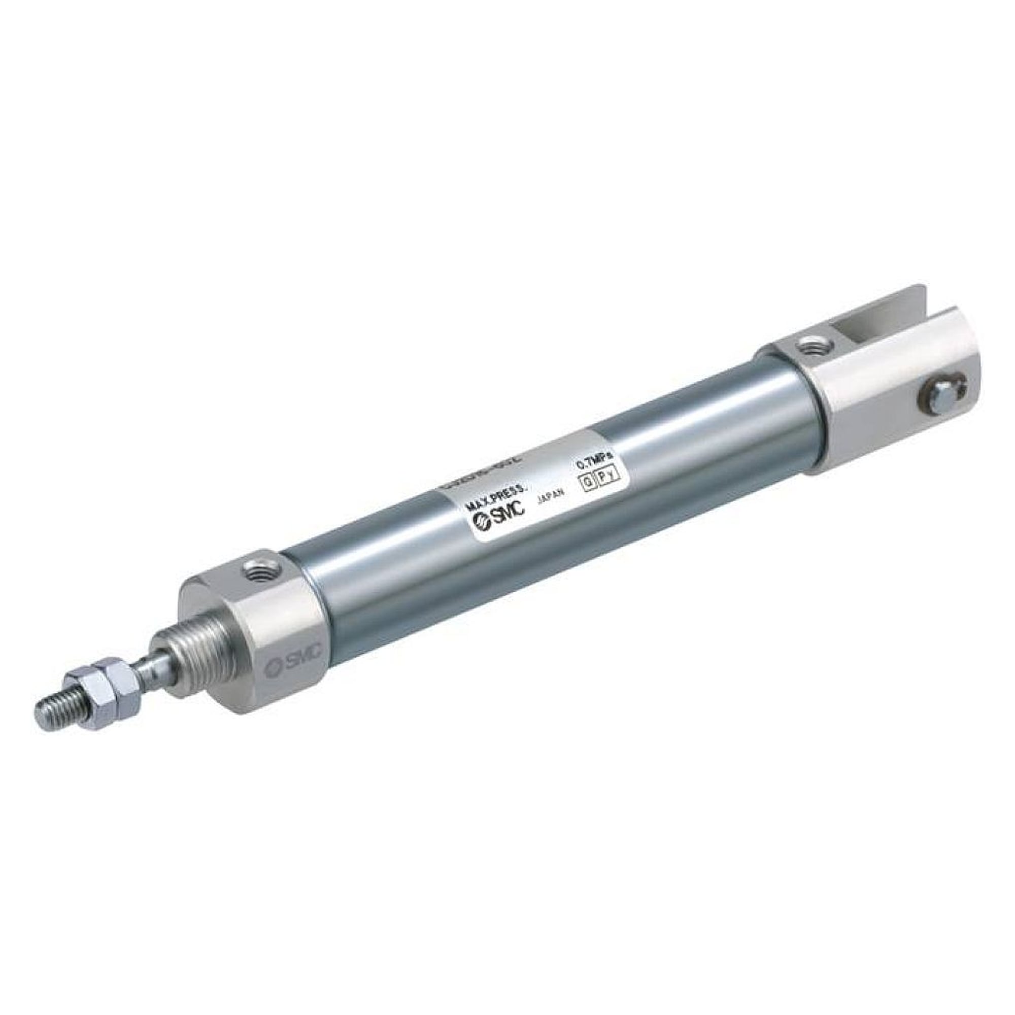 SMC CJ2KD16-50SZ. C(D)J2K-Z, Air Cylinder, Non-rotating, Single Acting, Spring Return/Extend