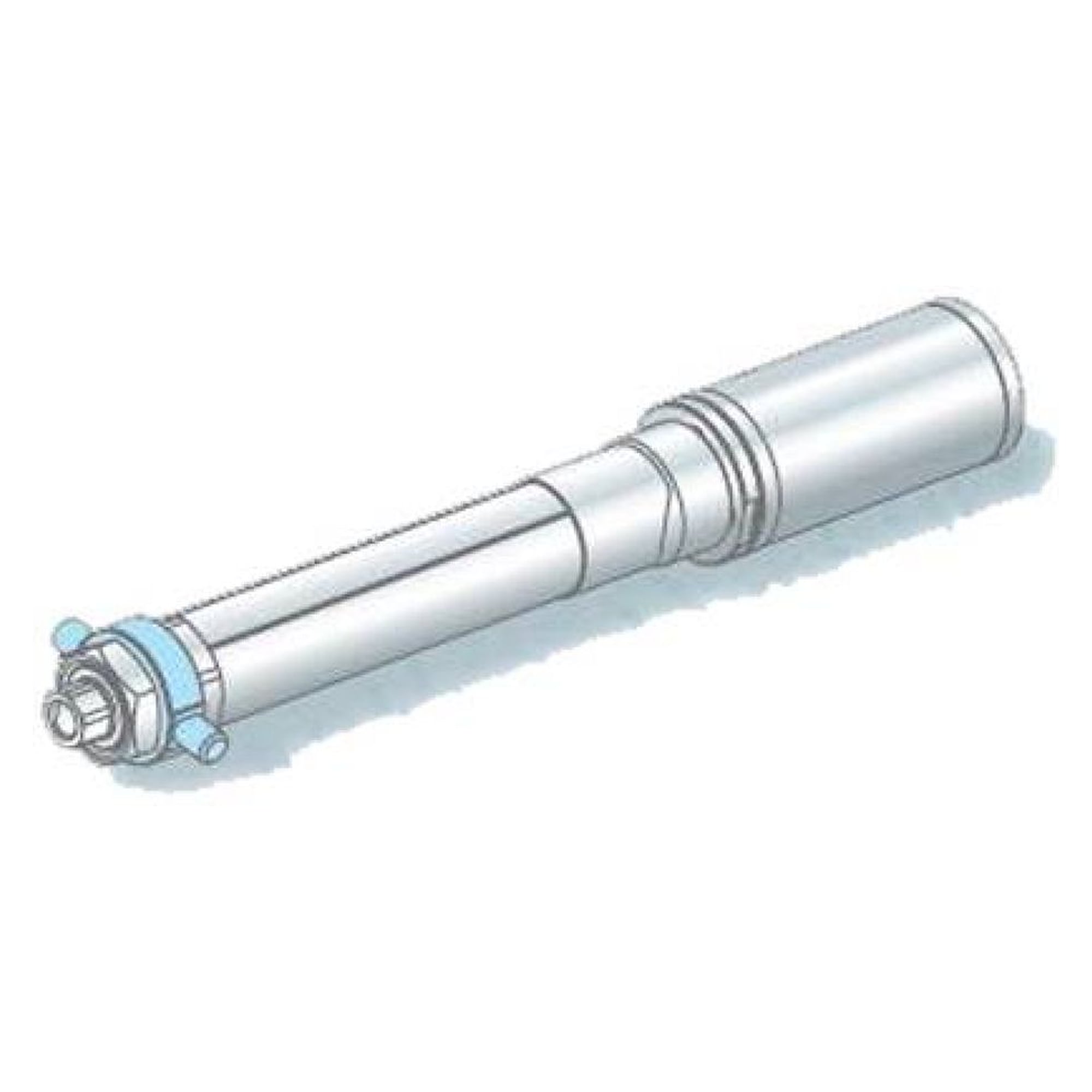 C(D)M2-Z, Druckluftzylinder, doppeltwirkend, Standardkolbenstange - SMC CM2UZ40-75Z