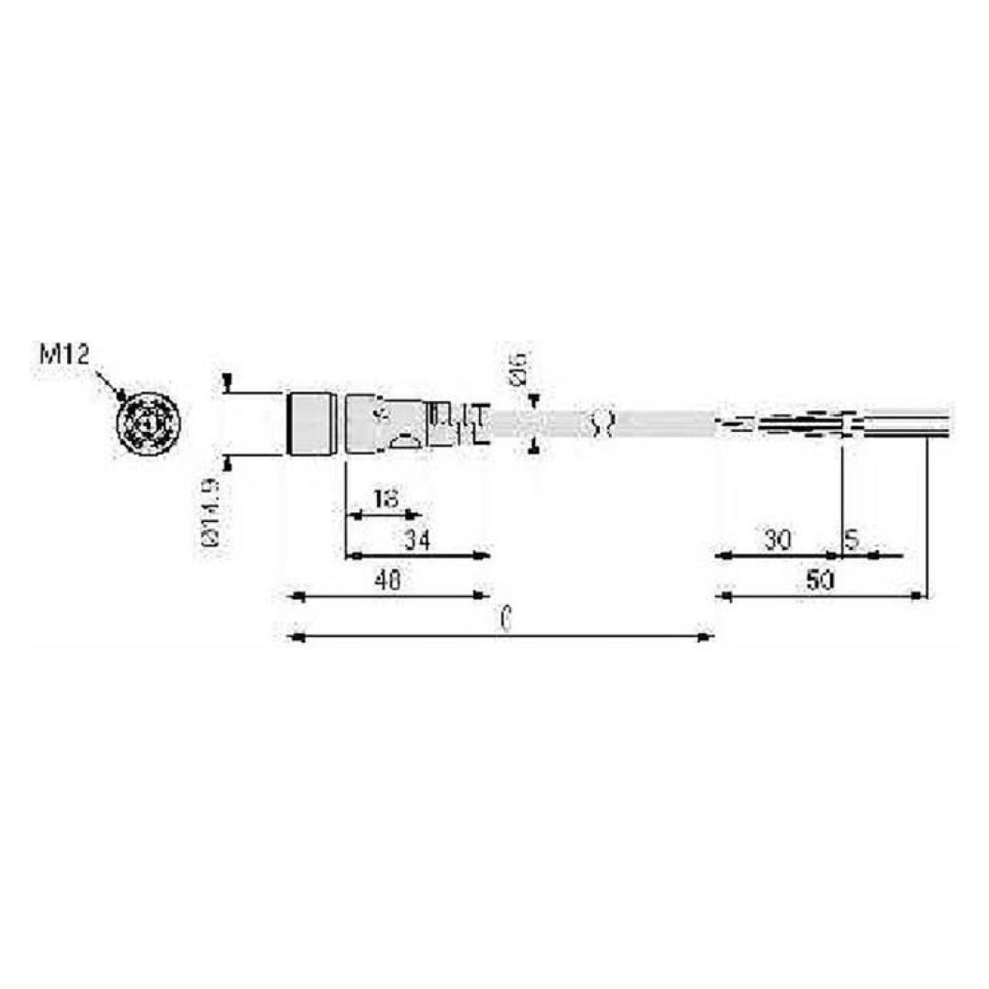 SMC EX500-AP010-A. Stecker mit KabelEX500-AP0